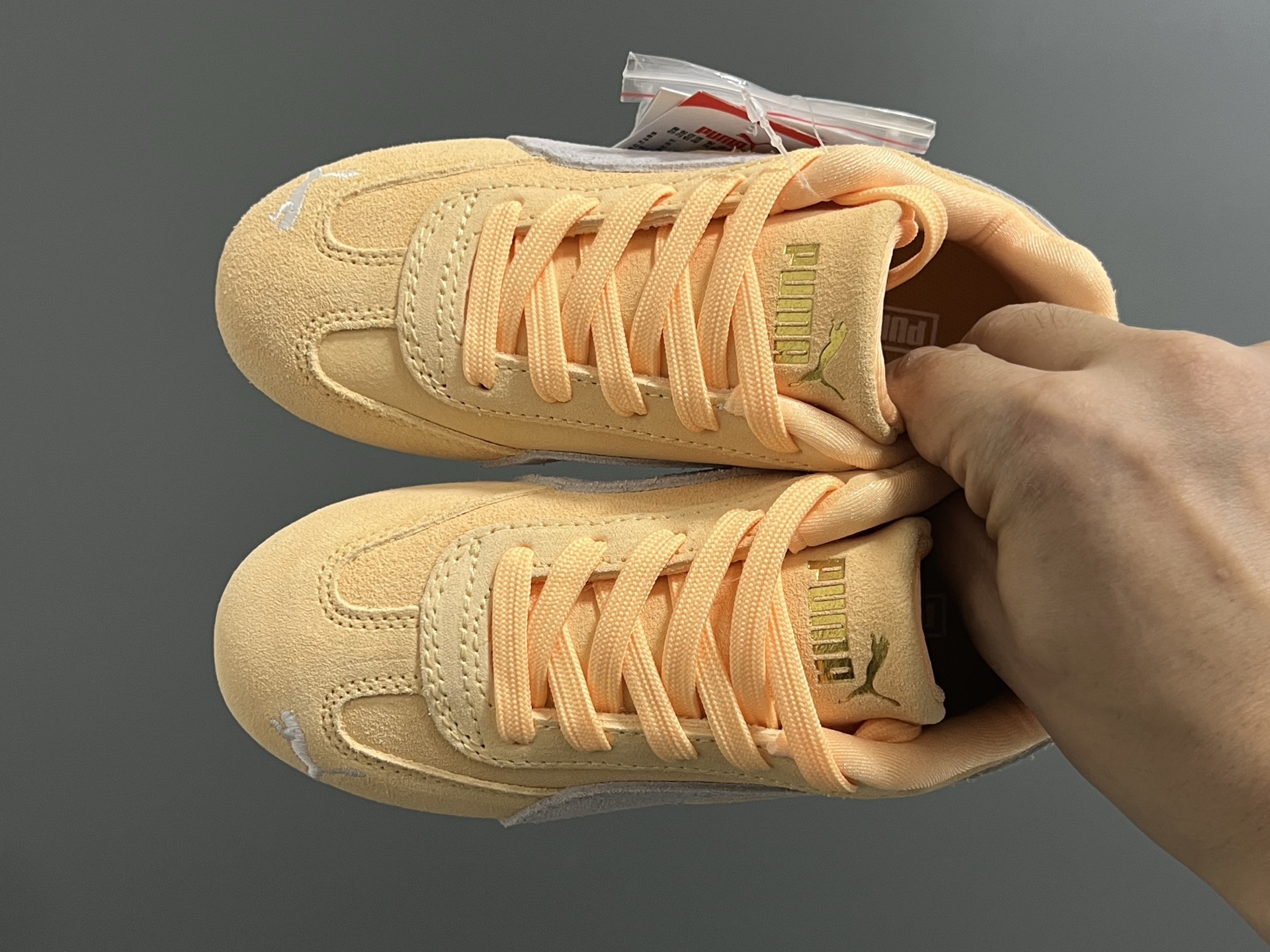 彪M新款复古德训儿童休闲鞋 尺码：24-35码 经典PUMA🏎️系列🆕 优质猪八革面料，质感满满💯 两幅鞋带替换，附赠鞋带扣✔️ 橡胶耐磨防滑大底，脚感不言而喻☁️-选品中心