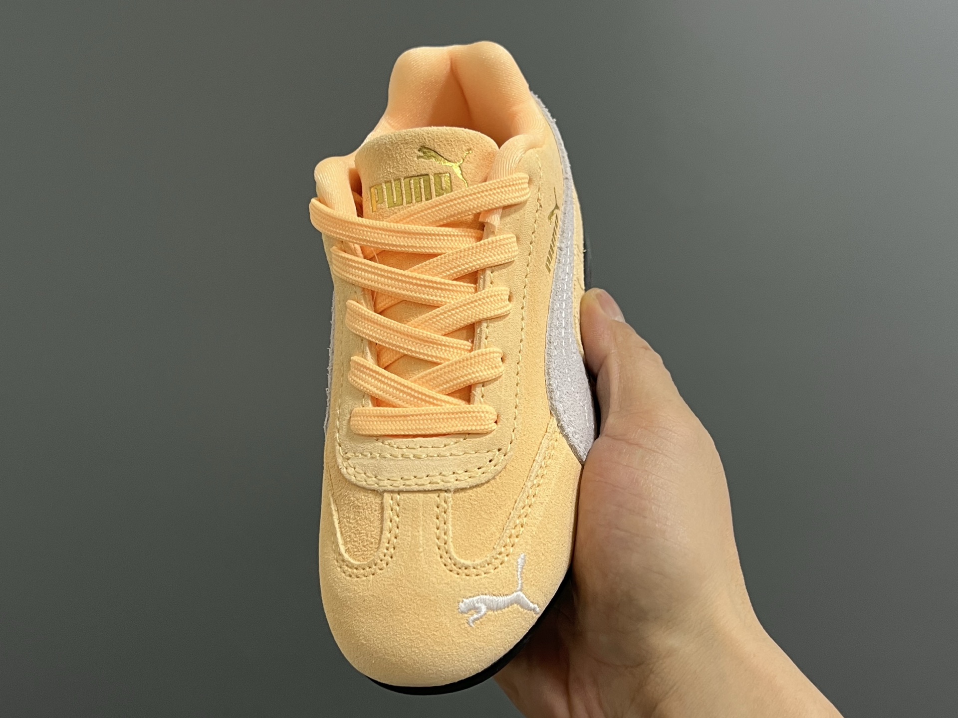 图片[3]-彪M新款复古德训儿童休闲鞋 尺码：24-35码 经典PUMA🏎️系列🆕 优质猪八革面料，质感满满💯 两幅鞋带替换，附赠鞋带扣✔️ 橡胶耐磨防滑大底，脚感不言而喻☁️-选品中心