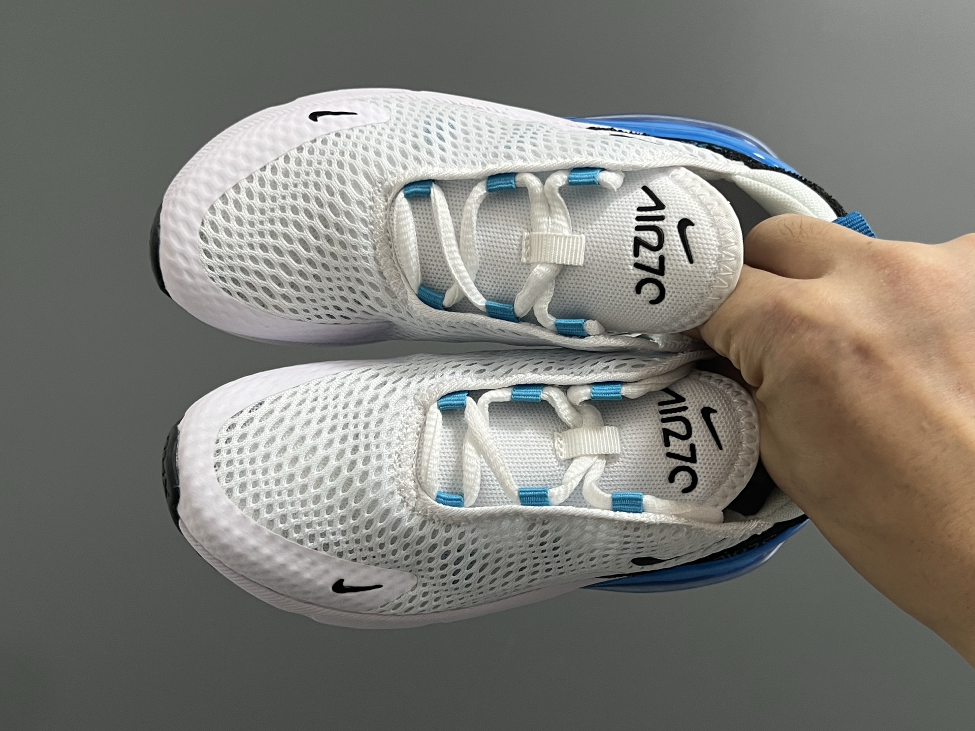 图片[2]-NK新款270网面儿童运动鞋 尺码：26-37码 经典270气垫款式🆕 网面透气拼接☁️ 真实气垫填充，脚感超赞👍🏻 质感满满💯-选品中心