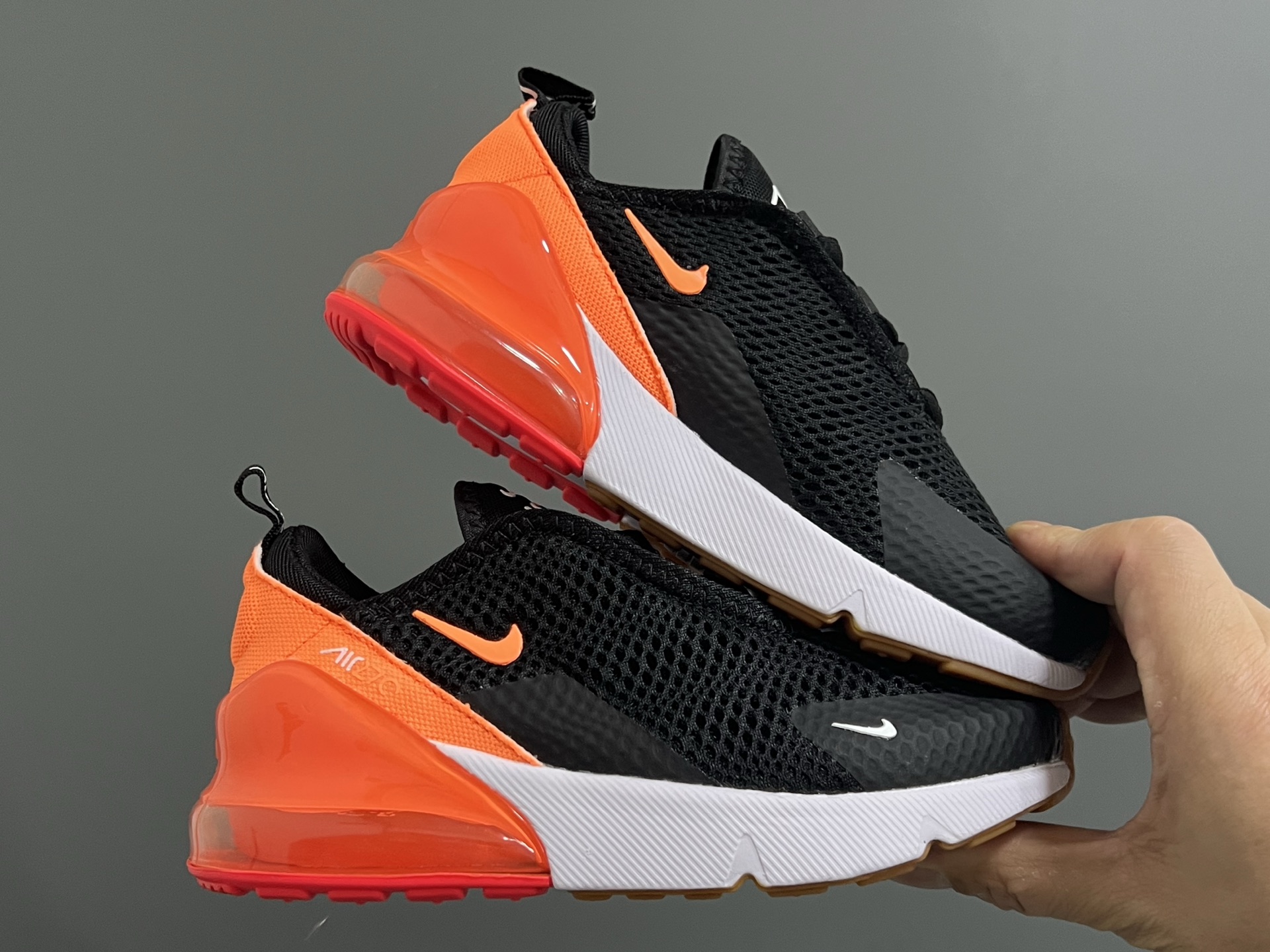 图片[9]-NK新款270网面儿童运动鞋 尺码：26-37码 经典270气垫款式🆕 网面透气拼接☁️ 真实气垫填充，脚感超赞👍🏻 质感满满💯-选品中心