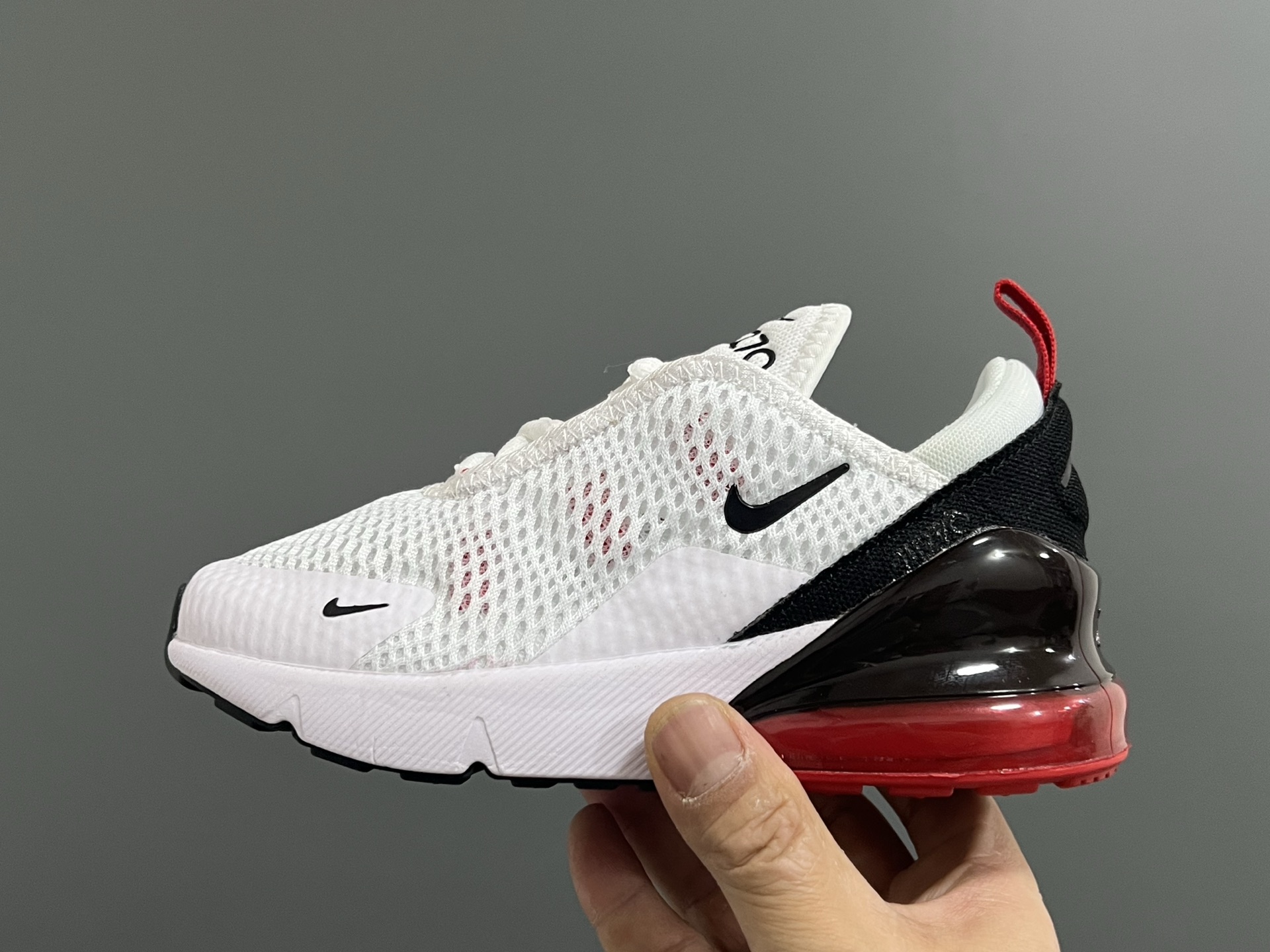 图片[4]-NK新款270网面儿童运动鞋 尺码：26-37码 经典270气垫款式🆕 网面透气拼接☁️ 真实气垫填充，脚感超赞👍🏻 质感满满💯-选品中心