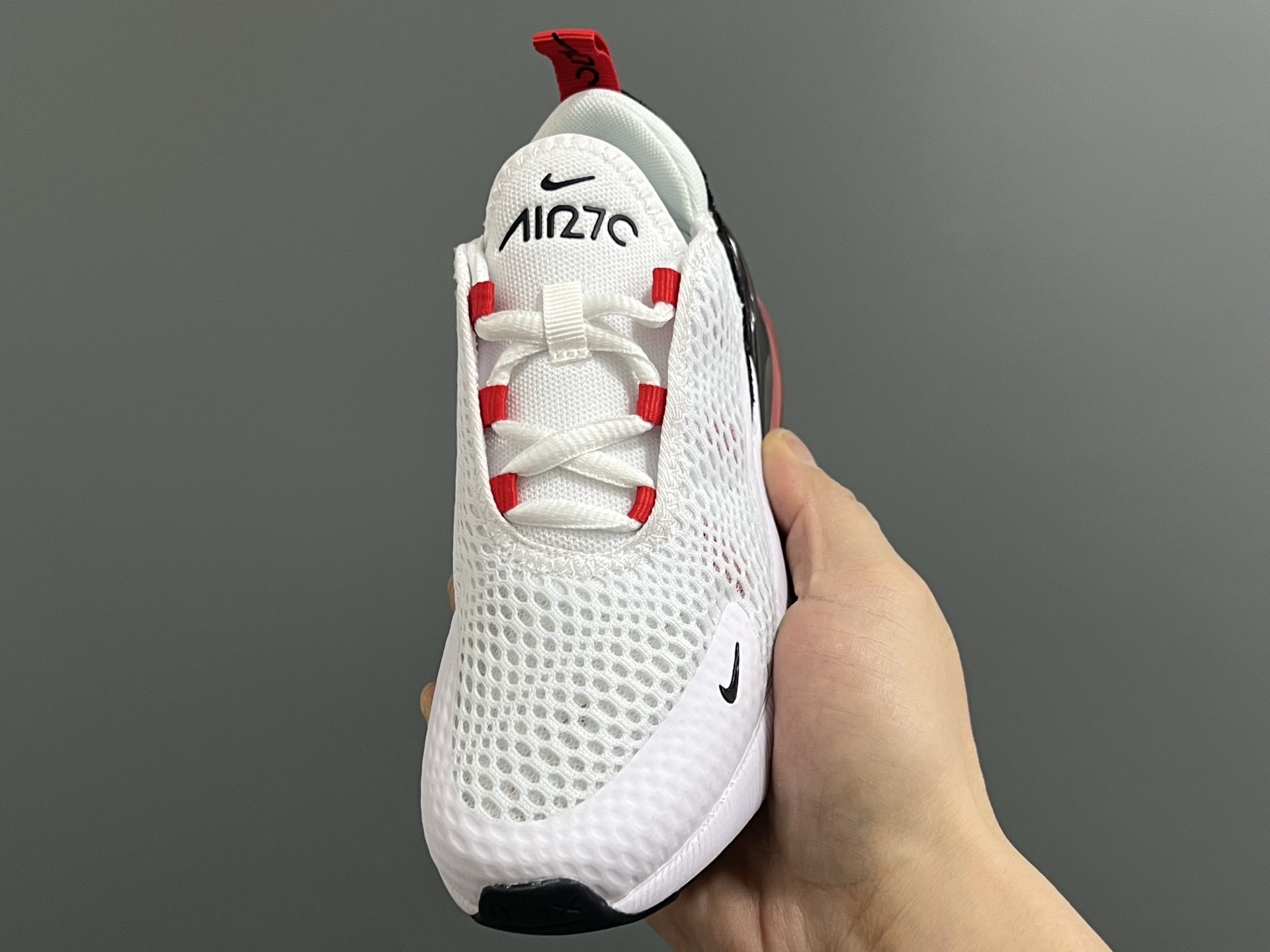 图片[3]-NK新款270网面儿童运动鞋 尺码：26-37码 经典270气垫款式🆕 网面透气拼接☁️ 真实气垫填充，脚感超赞👍🏻 质感满满💯-选品中心