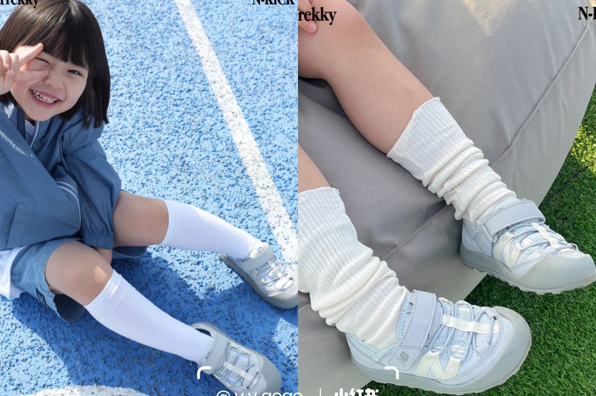 图片[5]-原单版NB新款K3205魔术贴户外儿童凉鞋 尺码：26–37码 NB新款永远让人无法拒绝✨ 透气面料镂空，魔术贴设计，穿脱方便✌🏻 橡胶耐磨防滑大底，脚踝超赞👍🏻-选品中心