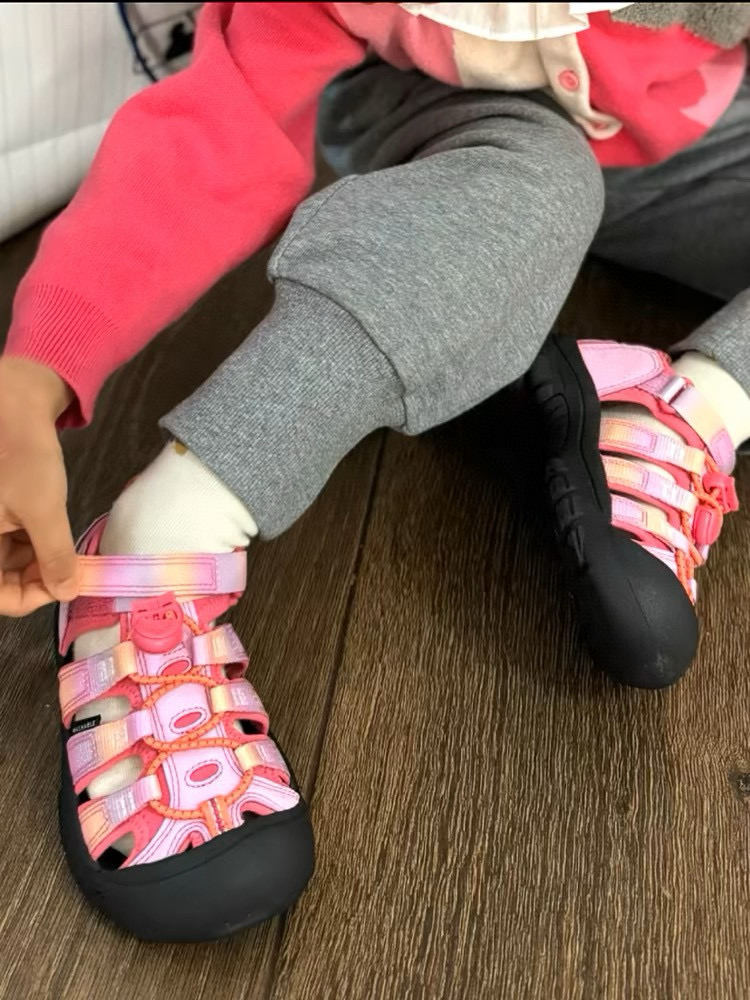 图片[9]-尺码表更新👇🏻顶配版KEE*潮牌户外儿童涉水溯溪凉鞋 尺码：24-37码 内长为适合脚长，脚多长选多长 例：脚长17左右选择28码比较合适 多花一分钟量好脚长，🉑节约来回换码的时间和运费哦😘-选品中心