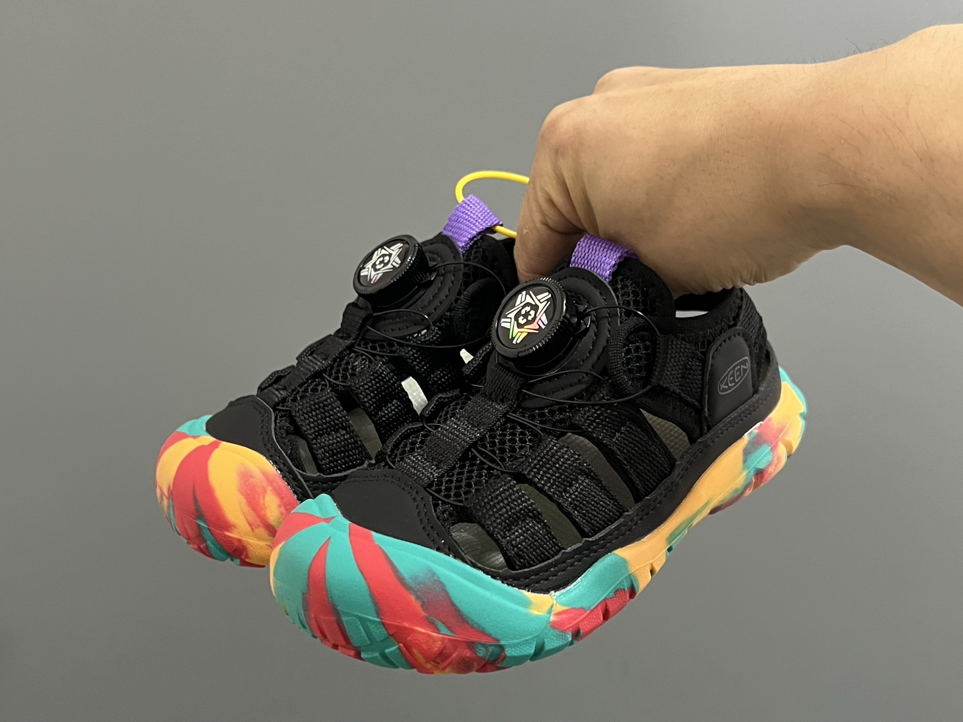 图片[2]-KEEN潮牌新款锁扣高速2代儿童溯溪凉鞋 尺码：26-37码 超爱的溯溪两穿户外凉鞋⛺️ 精致锁扣设计，穿脱超方便✌🏻 橡胶耐磨防滑大底，脚感不言而喻☁️-选品中心