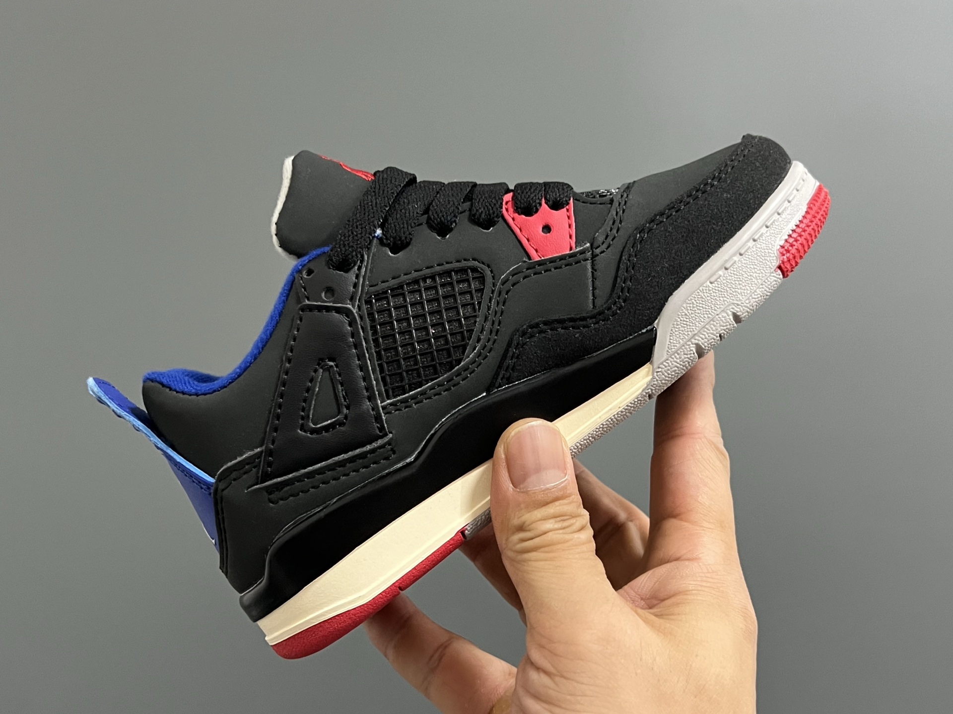 图片[6]-乔/4代新款男女童儿童篮球鞋运动鞋 尺码：22-37.5码 潮童必备的AJ4，百搭时尚🆒 采用头层皮打造，高级感满满🈵️ 打理超方便✔️ 橡胶组合大底，耐磨防滑👍🏻 史上最全配色，怎么选都不会踩雷🔥-选品中心