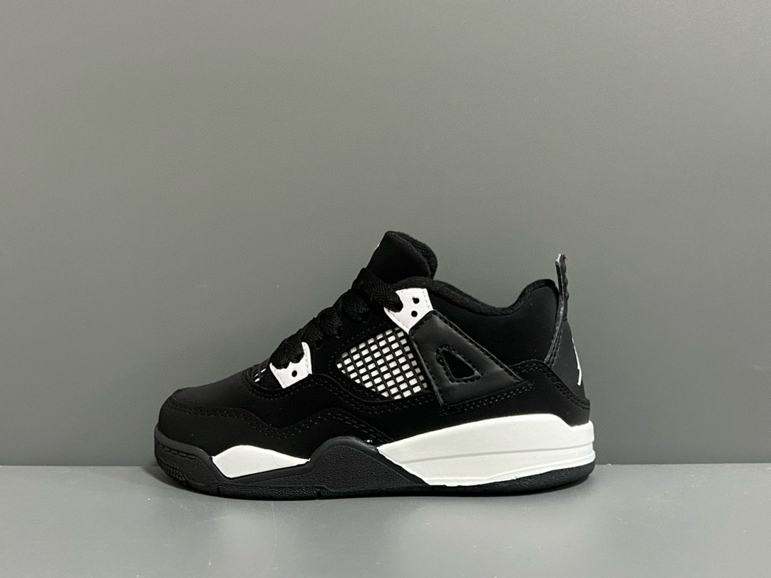 图片[2]-乔4代新款男女童儿童篮球鞋运动鞋 尺码：22-37.5码 潮童必备的AJ4，百搭时尚🆒 采用头层皮打造，高级感满满🈵️ 打理超方便✔️ 橡胶组合大底，耐磨防滑👍🏻 史上最全配色，怎么选都不会踩雷🔥-选品中心