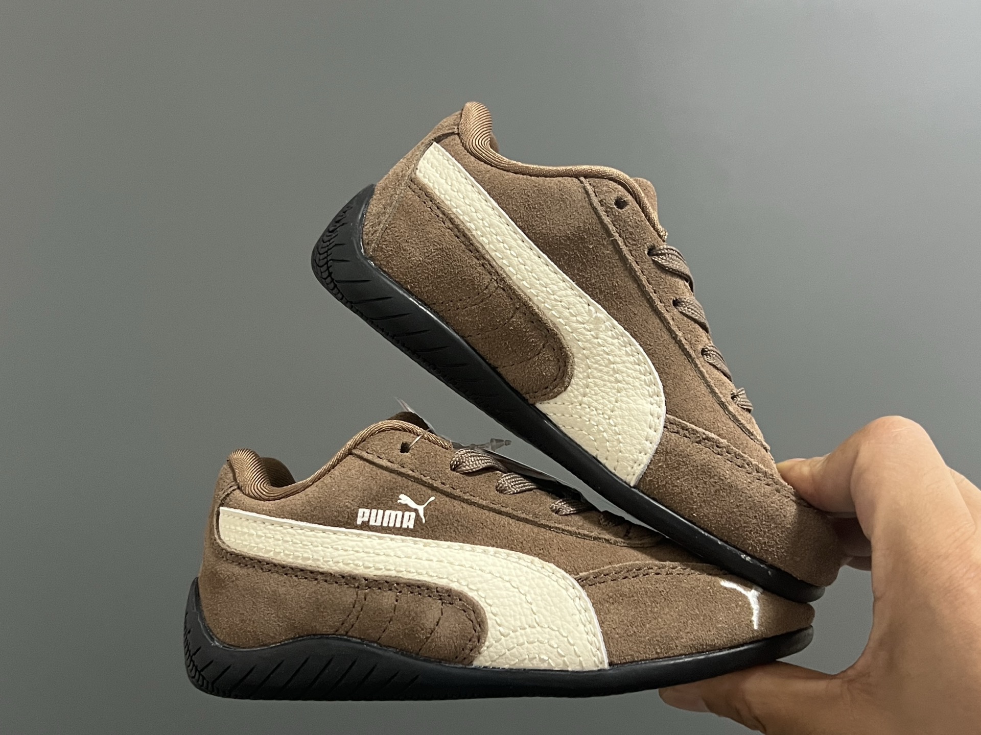 图片[9]-活动彪M新款复古德训儿童休闲鞋 尺码：24-35码 经典PUMA🏎️系列🆕 优质猪八革面料，质感满满💯 两幅鞋带替换，附赠鞋带扣✔️ 橡胶耐磨防滑大底，脚感不言而喻☁️-选品中心