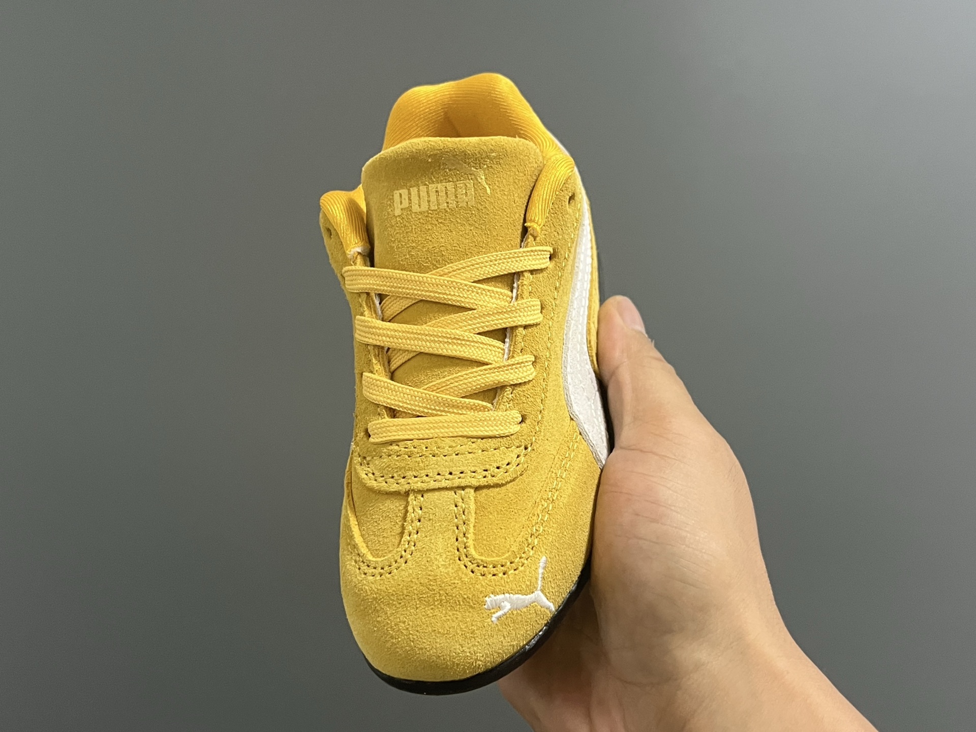 图片[3]-活动彪M新款复古德训儿童休闲鞋 尺码：24-35码 经典PUMA🏎️系列🆕 优质猪八革面料，质感满满💯 两幅鞋带替换，附赠鞋带扣✔️ 橡胶耐磨防滑大底，脚感不言而喻☁️-选品中心