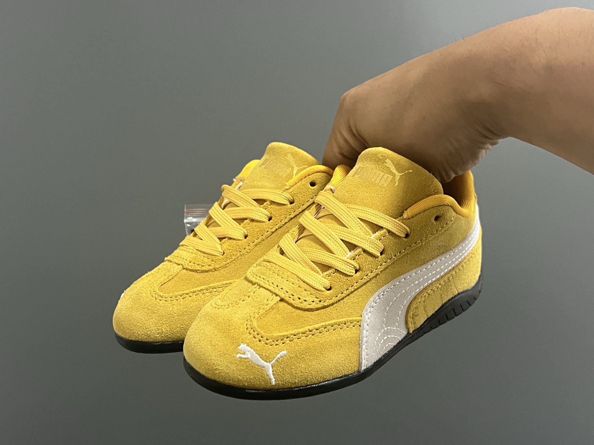 图片[2]-活动彪M新款复古德训儿童休闲鞋 尺码：24-35码 经典PUMA🏎️系列🆕 优质猪八革面料，质感满满💯 两幅鞋带替换，附赠鞋带扣✔️ 橡胶耐磨防滑大底，脚感不言而喻☁️-选品中心