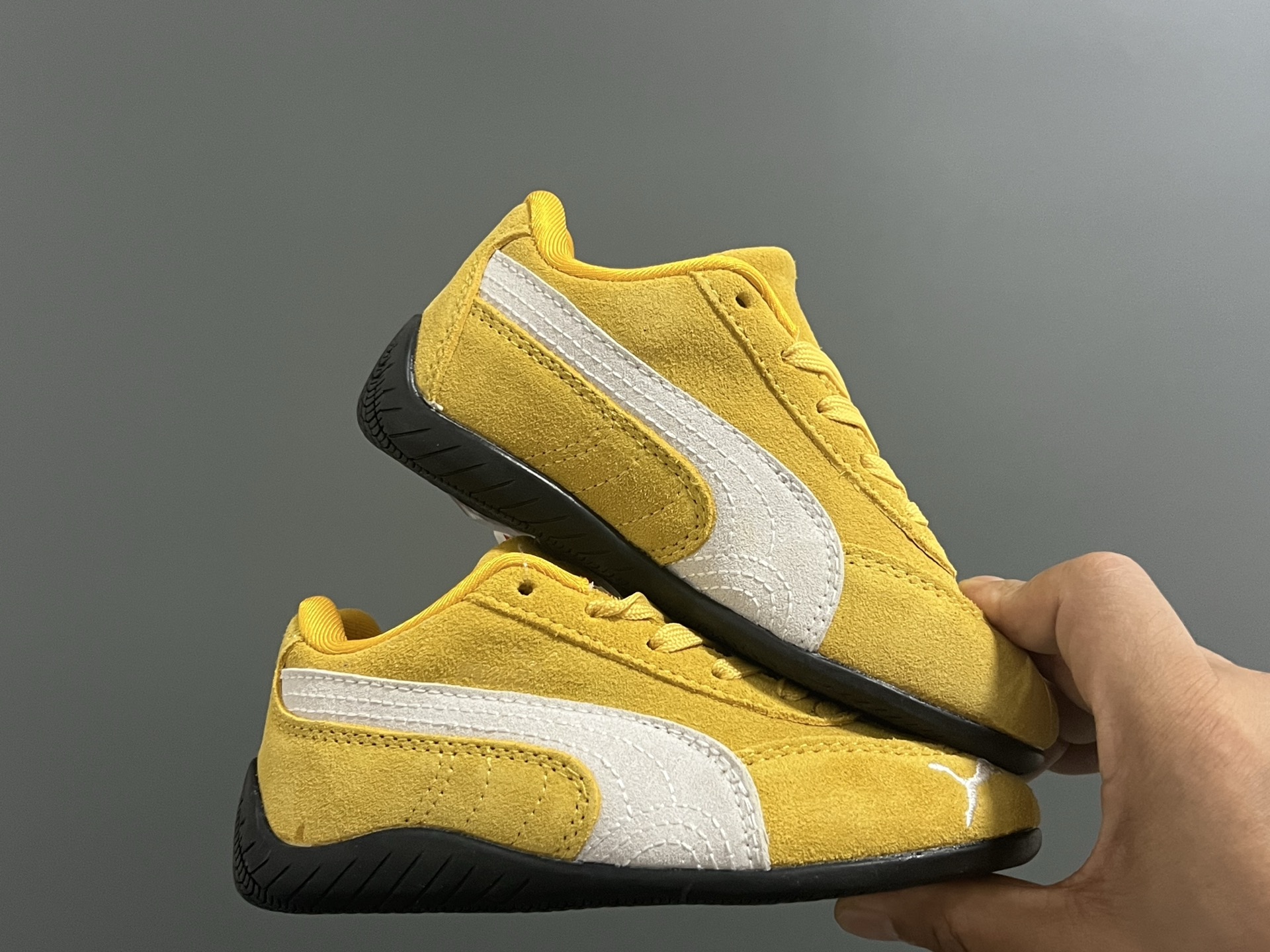 图片[9]-活动彪M新款复古德训儿童休闲鞋 尺码：24-35码 经典PUMA🏎️系列🆕 优质猪八革面料，质感满满💯 两幅鞋带替换，附赠鞋带扣✔️ 橡胶耐磨防滑大底，脚感不言而喻☁️-选品中心