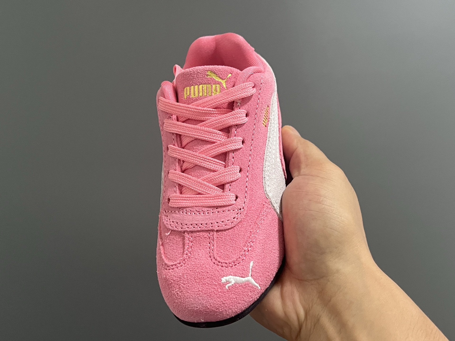 图片[3]-活动彪M新款复古德训儿童休闲鞋 尺码：24-35码 经典PUMA🏎️系列🆕 优质猪八革面料，质感满满💯 两幅鞋带替换，附赠鞋带扣✔️ 橡胶耐磨防滑大底，脚感不言而喻☁️-选品中心