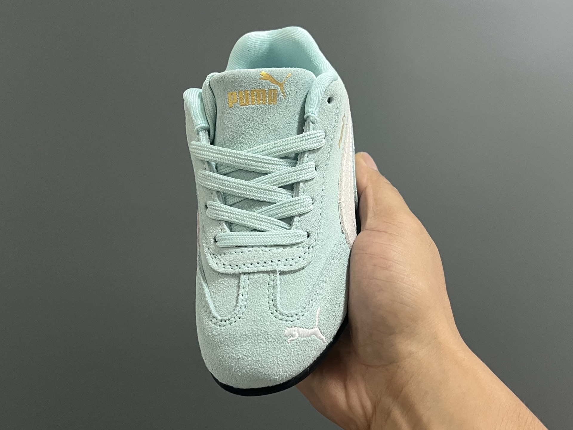 图片[3]-活动彪M新款复古德训儿童休闲鞋 尺码：24-35码 经典PUMA🏎️系列🆕 优质猪八革面料，质感满满💯 两幅鞋带替换，附赠鞋带扣✔️ 橡胶耐磨防滑大底，脚感不言而喻☁️-选品中心