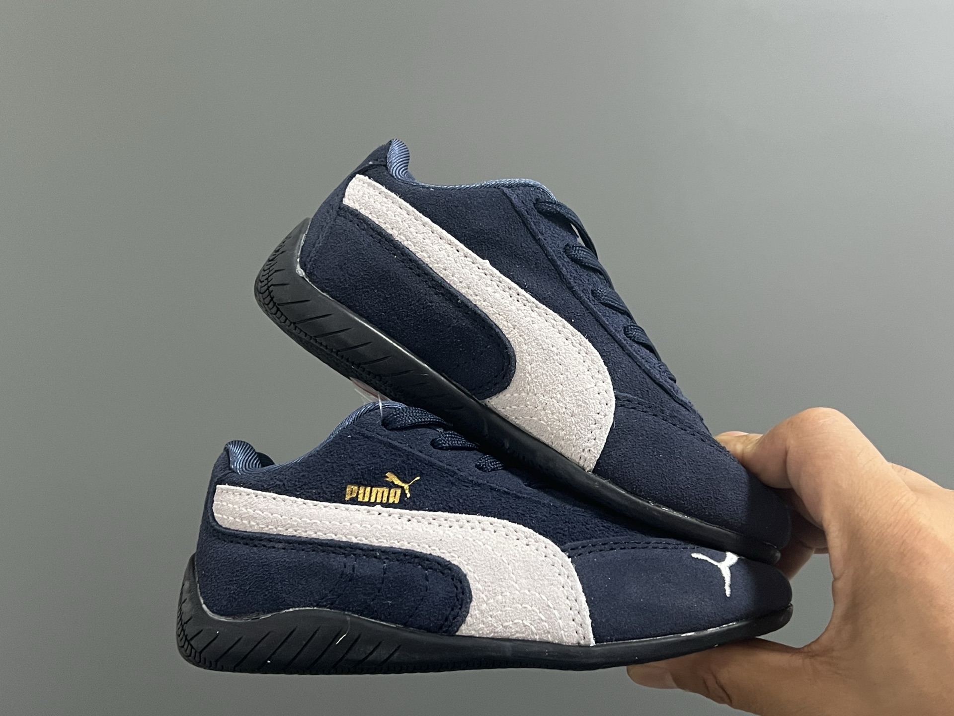 图片[9]-活动彪M新款复古德训儿童休闲鞋 尺码：24-35码 经典PUMA🏎️系列🆕 优质猪八革面料，质感满满💯 两幅鞋带替换，附赠鞋带扣✔️ 橡胶耐磨防滑大底，脚感不言而喻☁️-选品中心