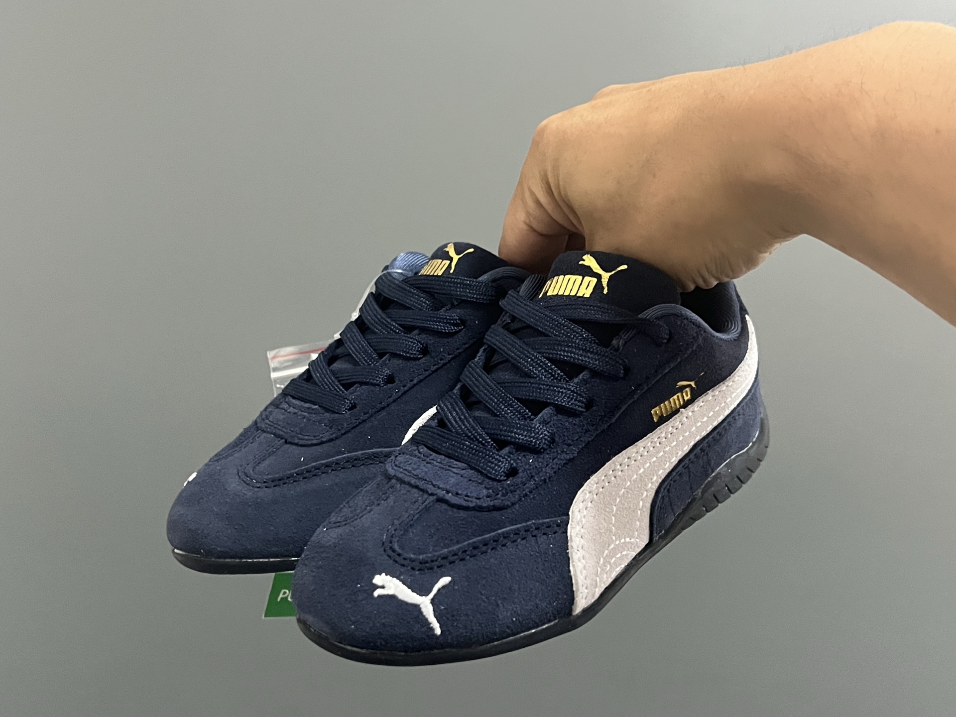 图片[2]-活动彪M新款复古德训儿童休闲鞋 尺码：24-35码 经典PUMA🏎️系列🆕 优质猪八革面料，质感满满💯 两幅鞋带替换，附赠鞋带扣✔️ 橡胶耐磨防滑大底，脚感不言而喻☁️-选品中心