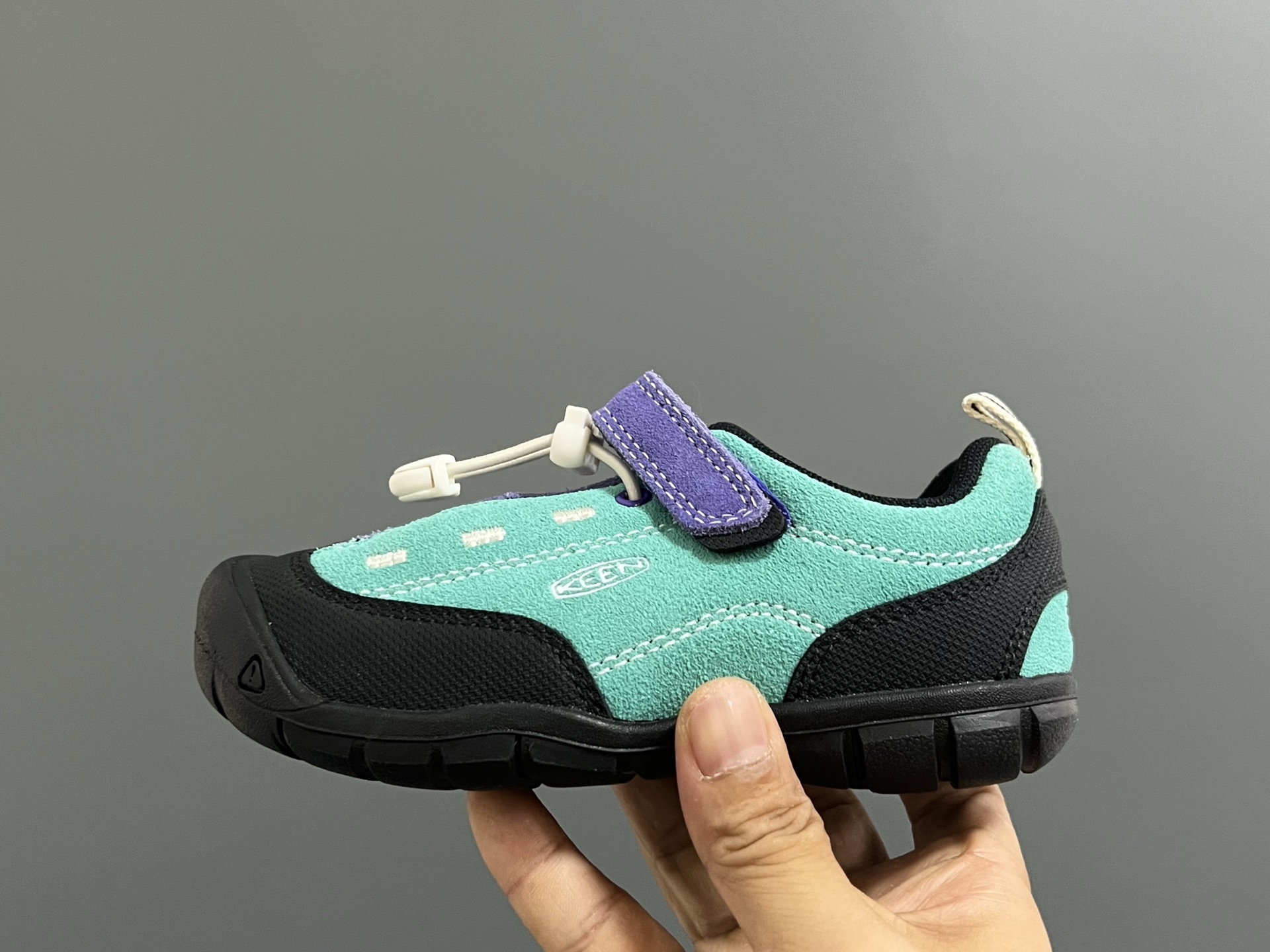 图片[4]-KEEN 新配色户外儿童登山鞋 尺码：24-37码 祖国版YYDS 新配色好好看😍 优质麂皮面料，轻微防水💧 魔术贴➕松紧带设计，穿脱方便✔️ 橡胶耐磨防滑大底，脚感超赞👍🏻-选品中心