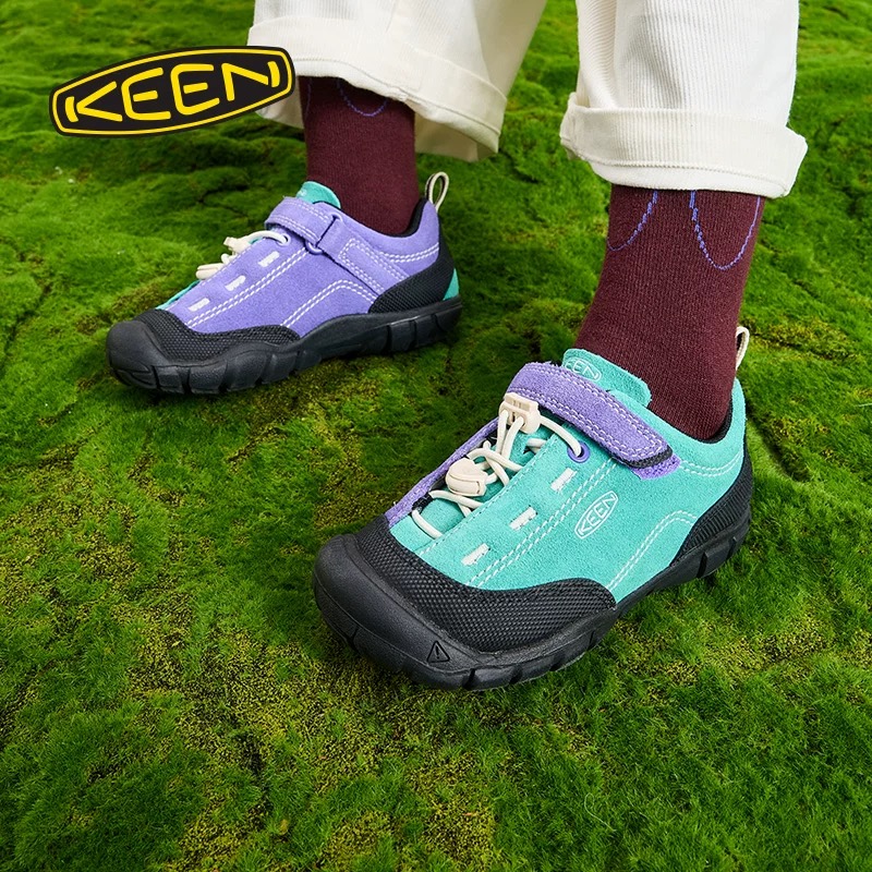 图片[6]-KEEN 新配色户外儿童登山鞋 尺码：24-37码 祖国版YYDS 新配色好好看😍 优质麂皮面料，轻微防水💧 魔术贴➕松紧带设计，穿脱方便✔️ 橡胶耐磨防滑大底，脚感超赞👍🏻-选品中心
