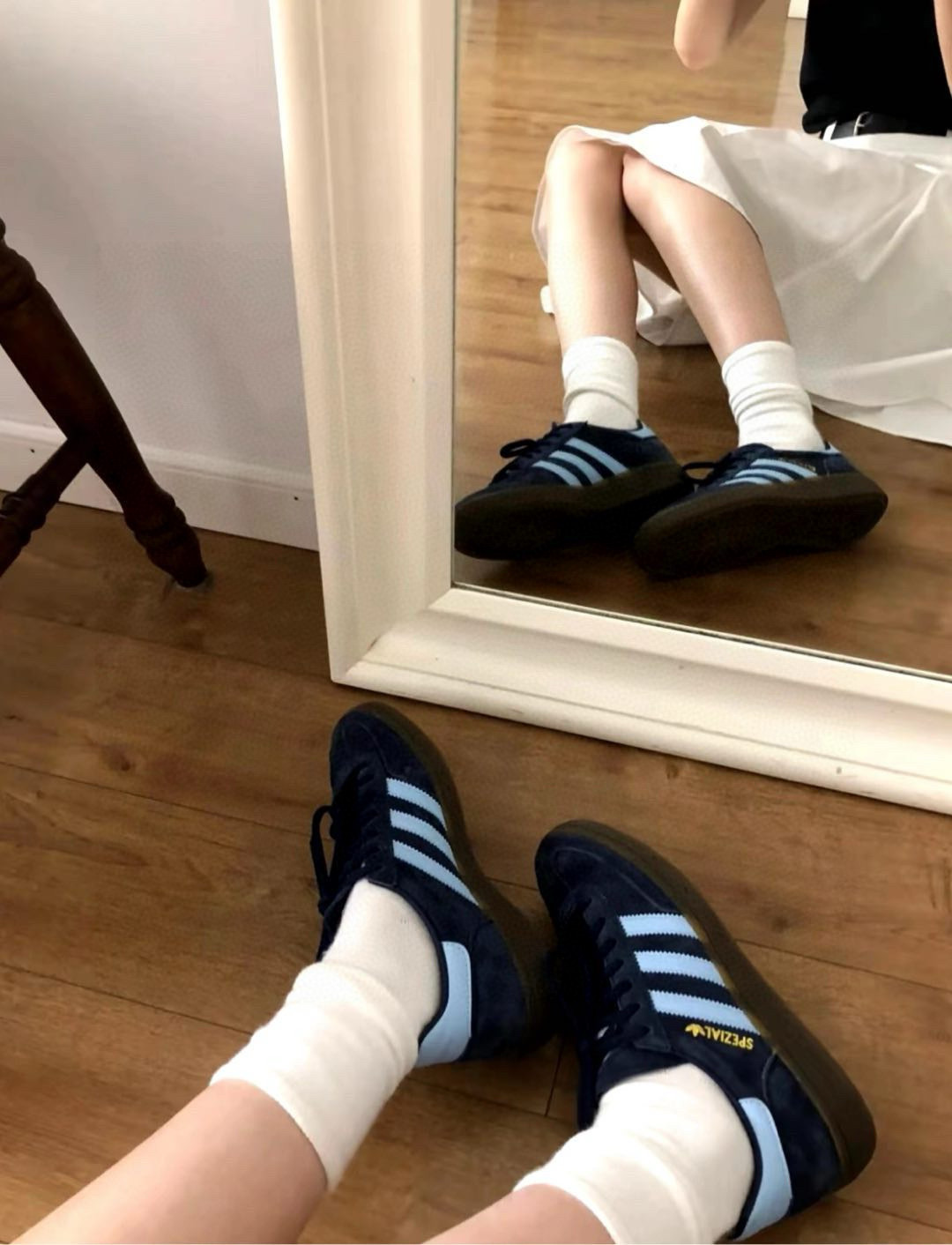 图片[9]-尺码表更新👇🏻A家新款handball spezial儿童手球鞋休闲鞋， 尺码：24-37码 内长为适合脚长，脚多长选多长 例：脚长17左右28码比较合适 多花一分钟量好脚长，🉑节约来回换码的时间和运费哦😘-选品中心