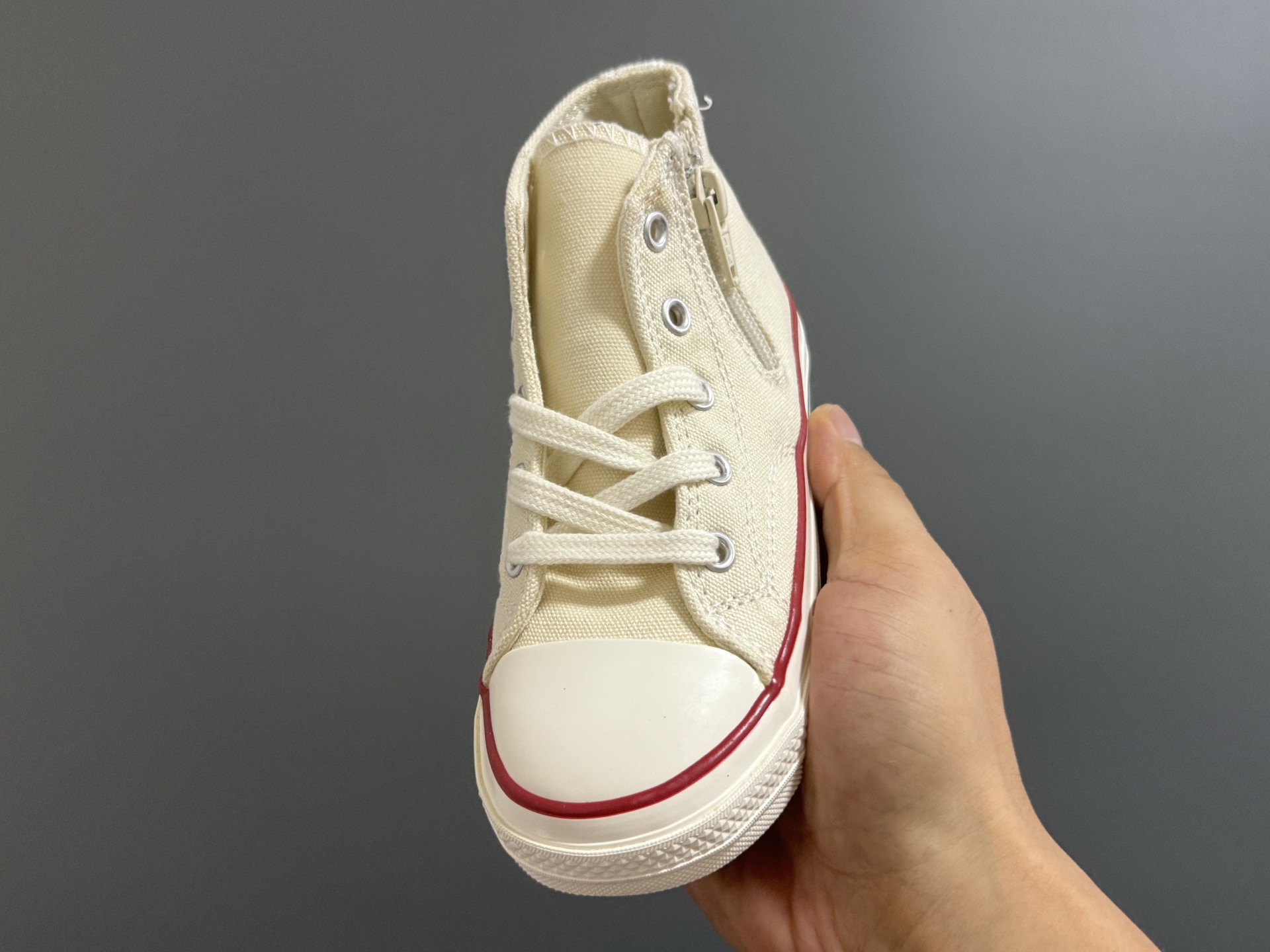 图片[3]-匡W高帮侧开拉链儿童休闲鞋 尺码：24-35码 经典系列🔥 侧开拉链设计，穿脱超方便✌🏻 耐磨防滑大底，脚感超舒适☁️-选品中心