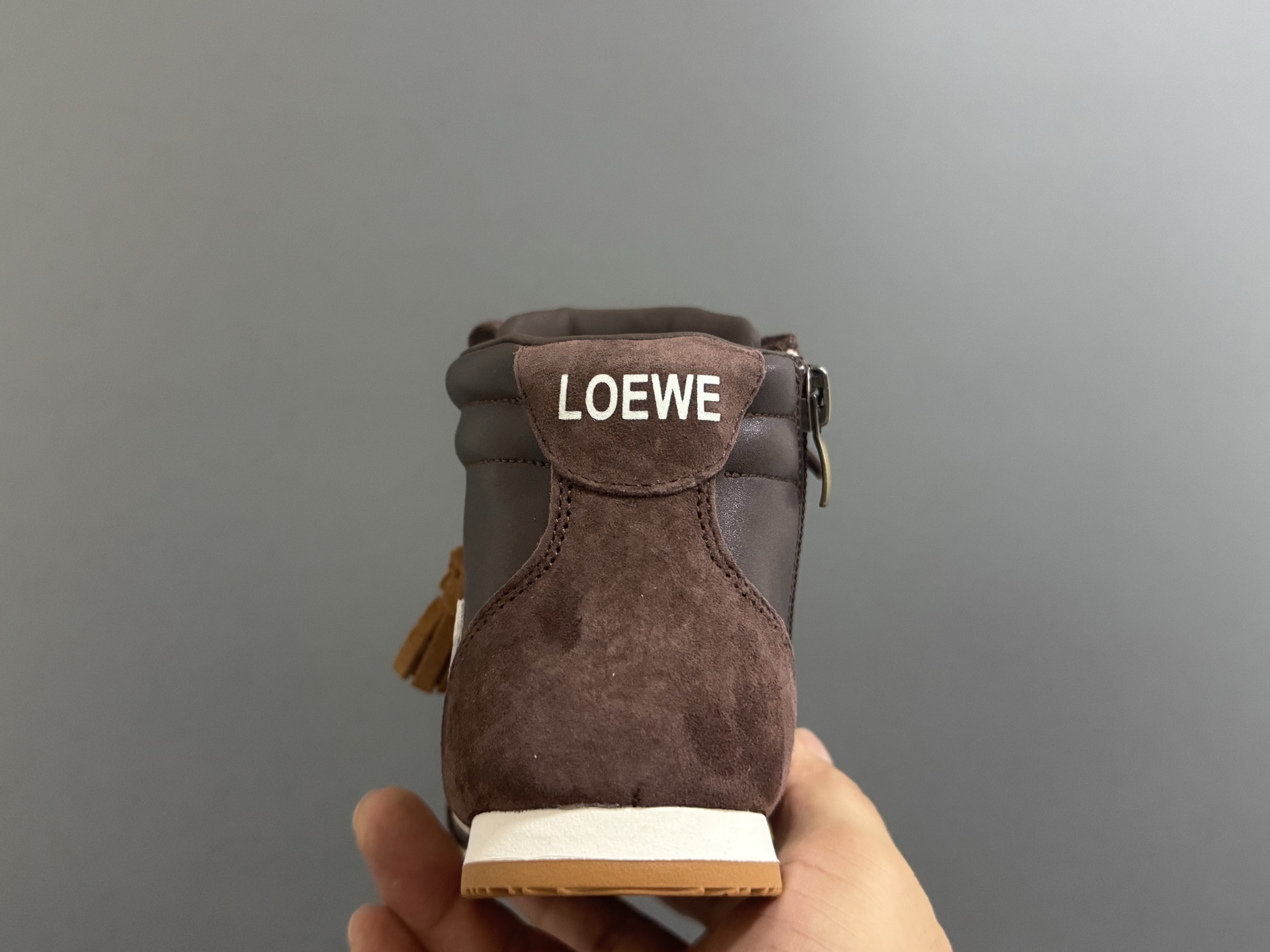 图片[7]-罗意威新款高帮拉链儿童休闲鞋 尺码：26-37码 经典罗意威款式🆕 高帮拉链款式设计，保护稚嫩脚踝👍🏻 橡胶耐磨防滑大底，脚感超赞✔️-选品中心