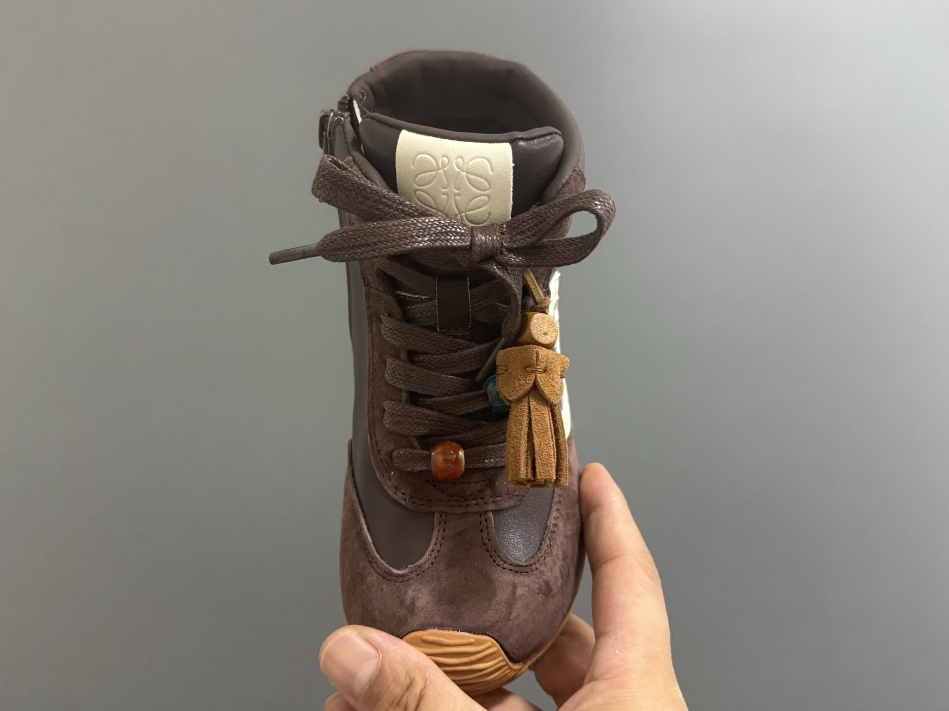 图片[8]-罗意威新款高帮拉链儿童休闲鞋 尺码：26-37码 经典罗意威款式🆕 高帮拉链款式设计，保护稚嫩脚踝👍🏻 橡胶耐磨防滑大底，脚感超赞✔️-选品中心