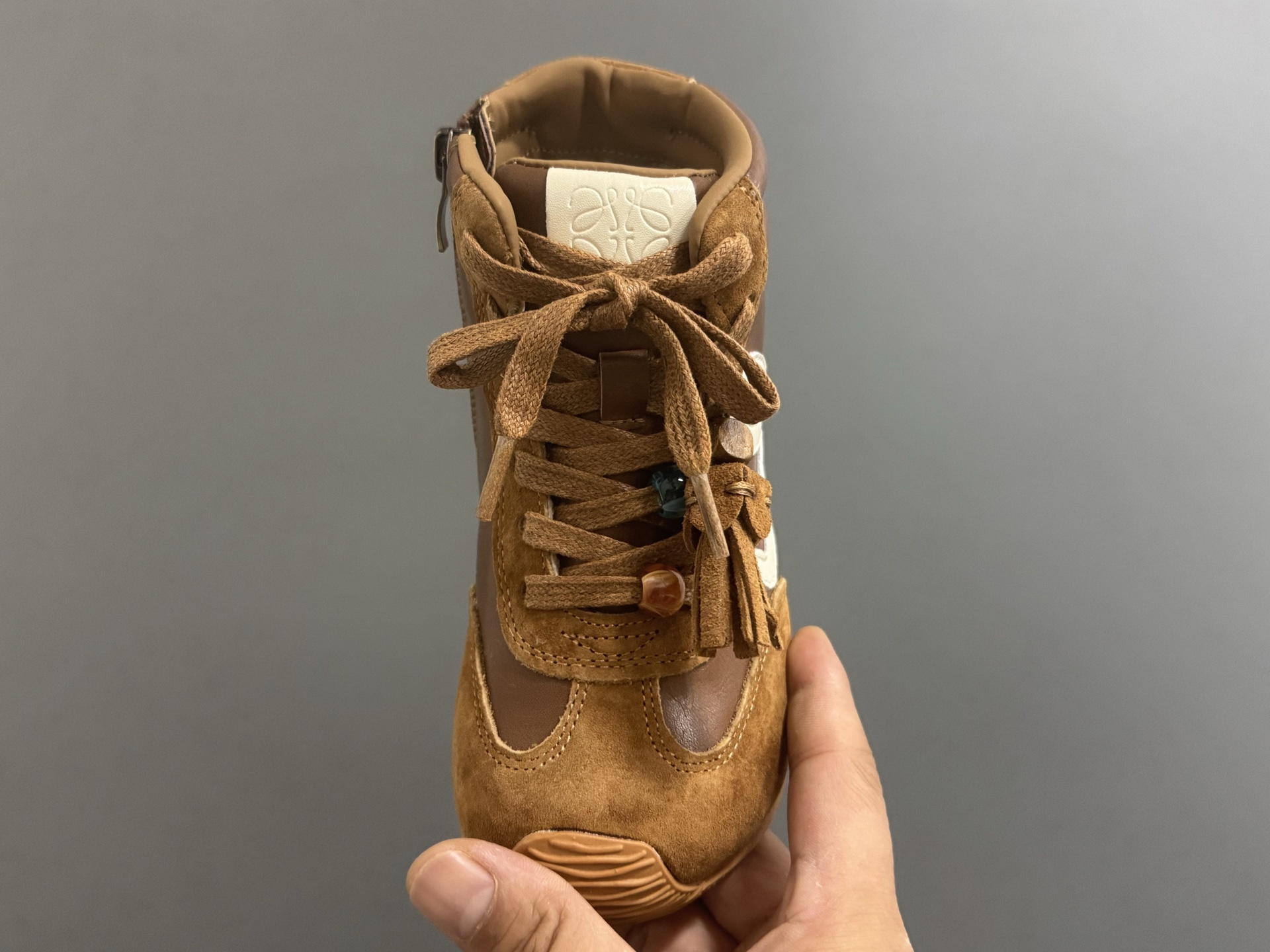 图片[8]-罗意威新款高帮拉链儿童休闲鞋 尺码：26-37码 经典罗意威款式🆕 高帮拉链款式设计，保护稚嫩脚踝👍🏻 橡胶耐磨防滑大底，脚感超赞✔️-选品中心