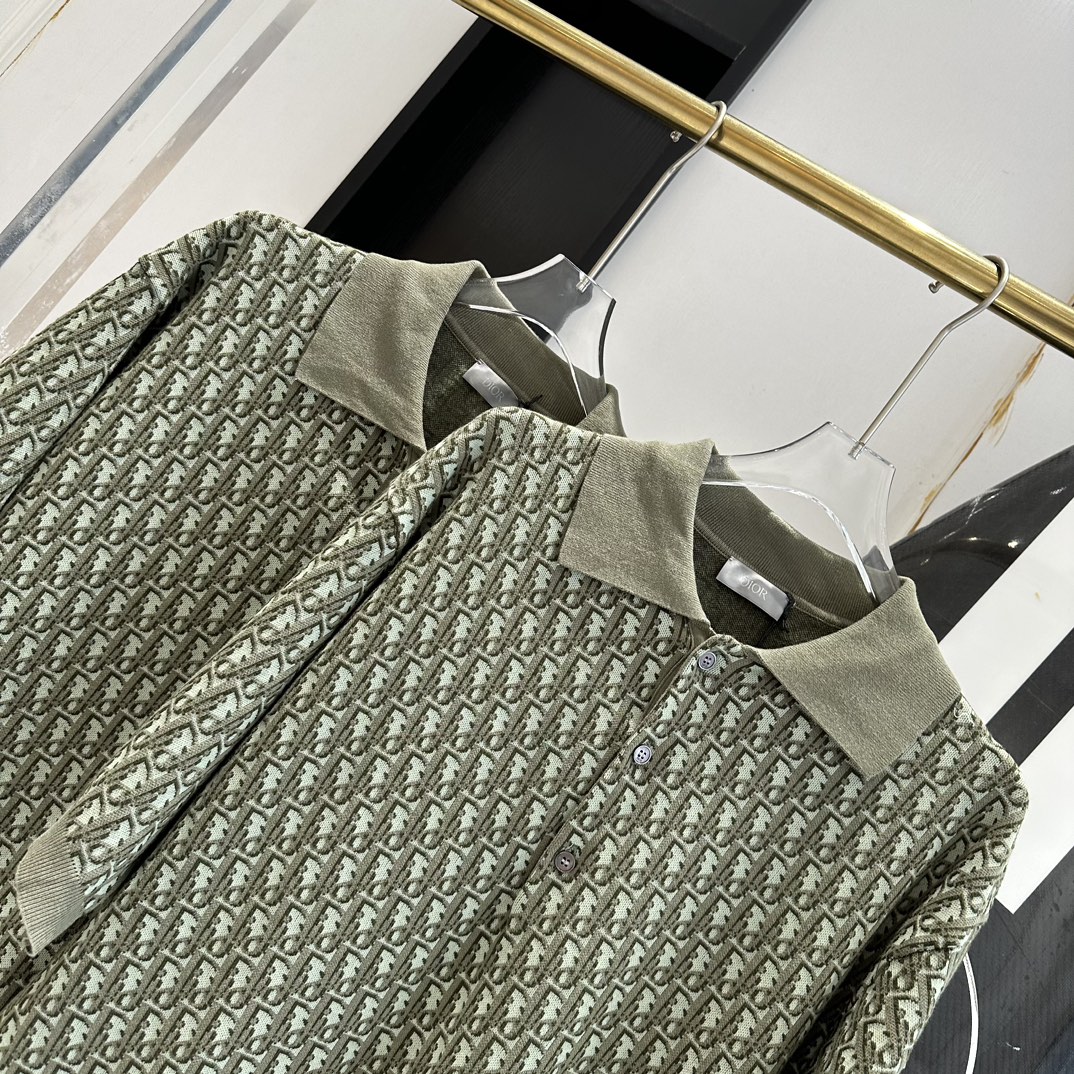 Dior Spring Polo Shirt - Unisex Knit Top, S-XL Sizes Available 6 i1710688795 5366 4