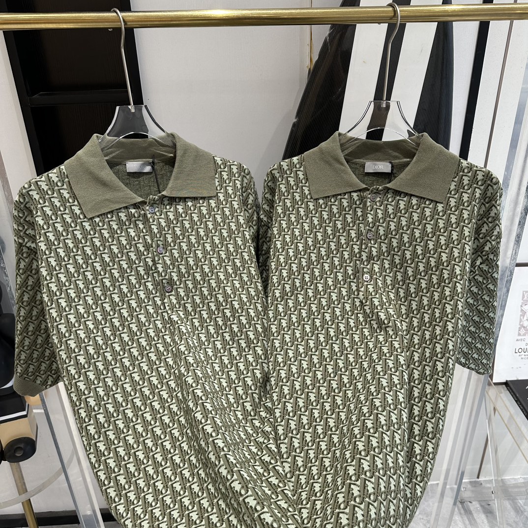Dior Spring Polo Shirt - Unisex Knit Top, S-XL Sizes Available 7 i1710688795 8079 5
