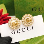 Gucci Bijoux Boucle D’Oreille Or Jaune Laiton