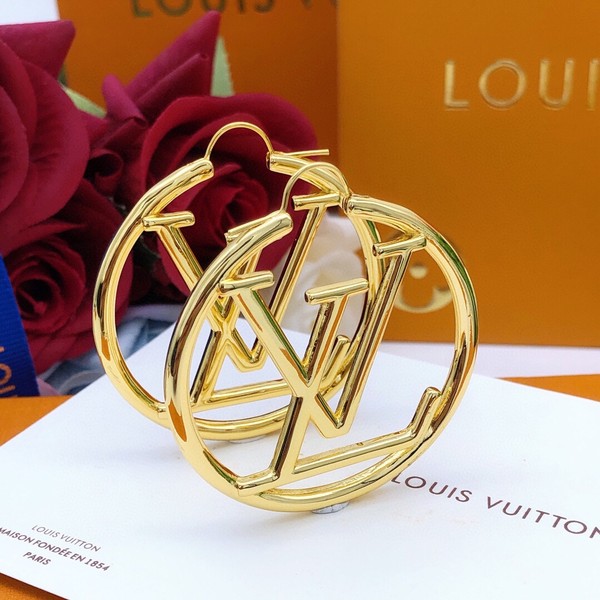 Louis Vuitton Jewelry Earring Fake High Quality Yellow Brass