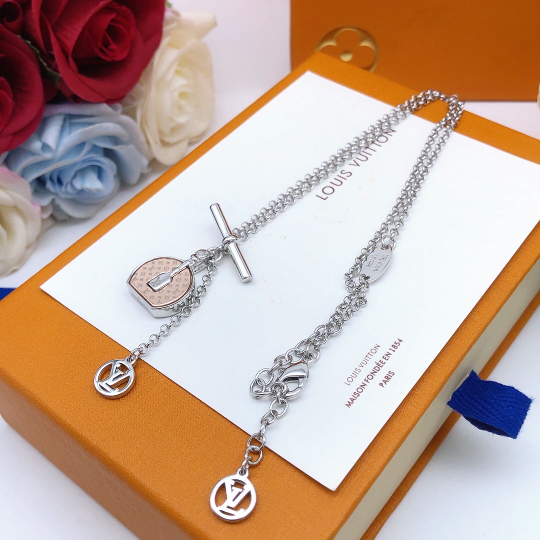 路易威登 Louis Vuitton 传世高定珠宝耳环项链戒指首饰 #B6710B3D 4