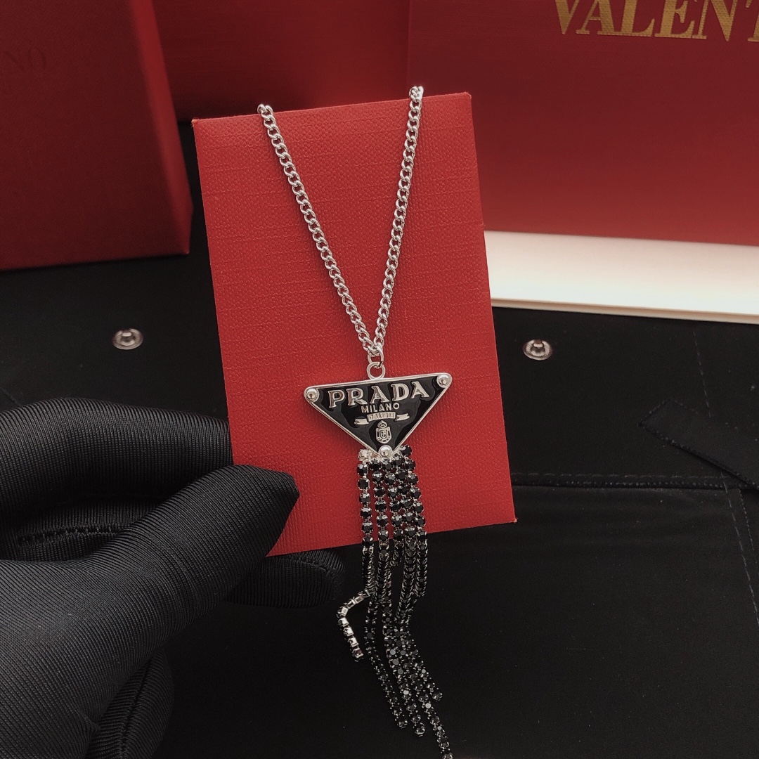 p220 PXL0003 flow necklace ZP brass - 图片 1