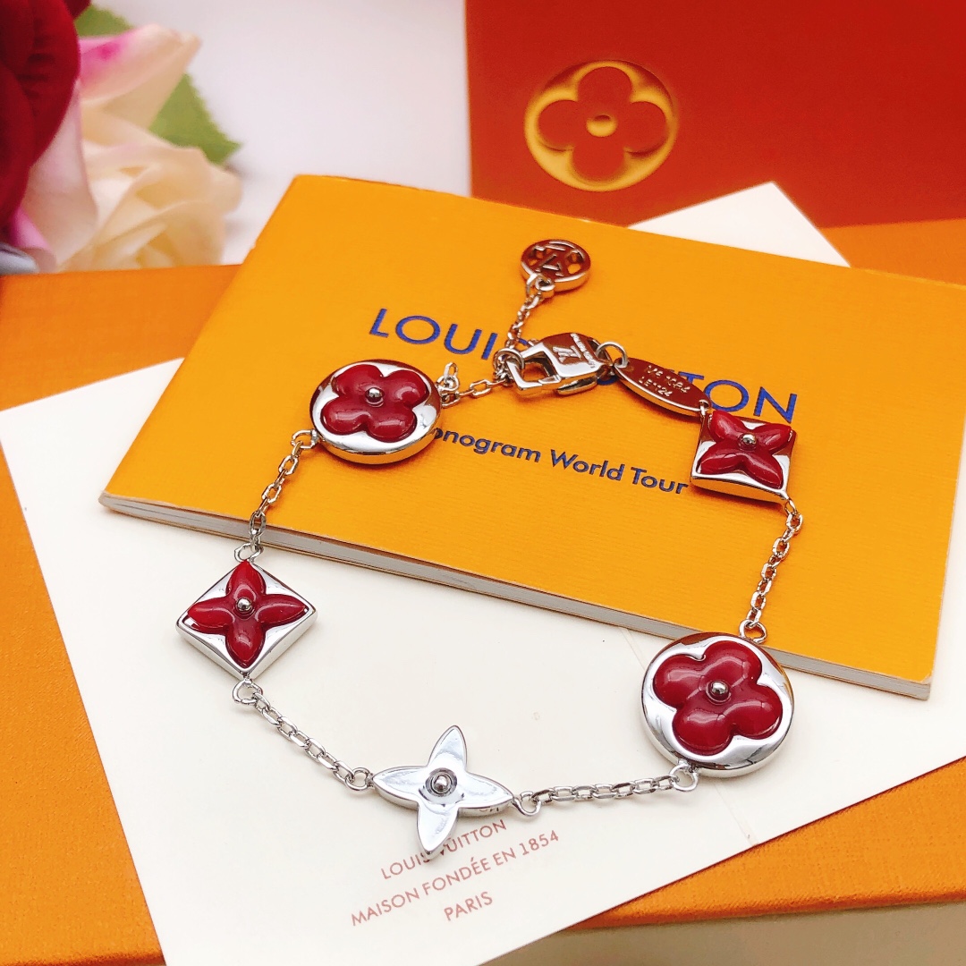 路易威登 Louis Vuitton 传世高定珠宝耳环项链戒指首饰 #FF288403 4