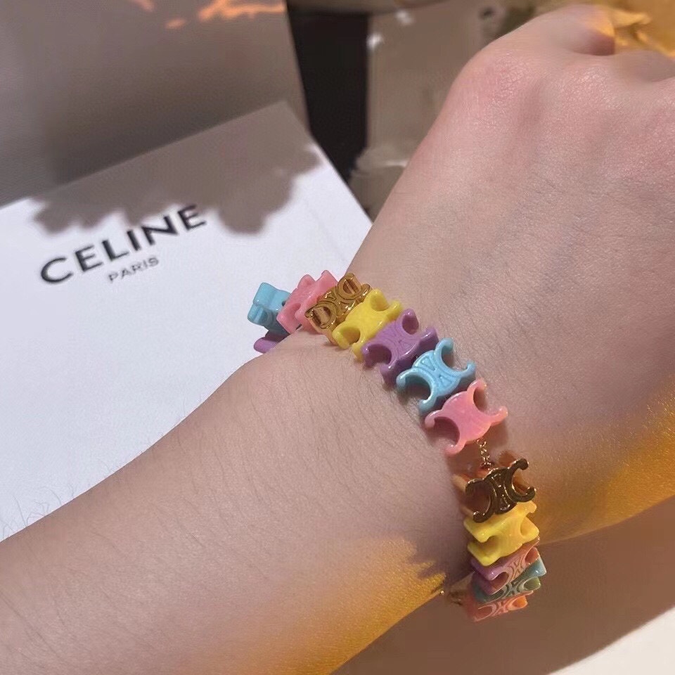 Celine Jewelry Bracelet Necklaces & Pendants Yellow