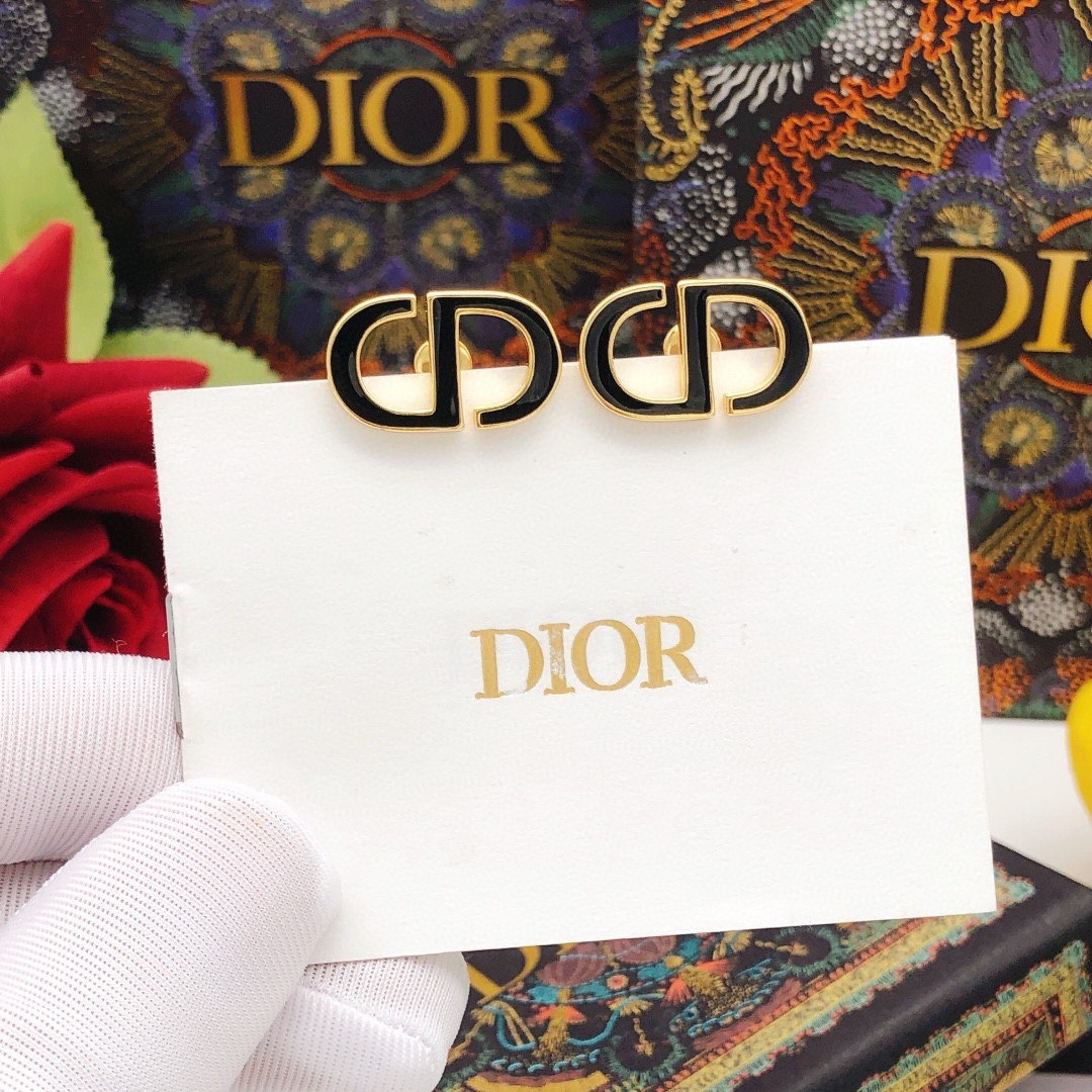 编号DED0486 【dio*最新款🆕🆕cd滴油黑色】一致专柜🆕黄铜材质