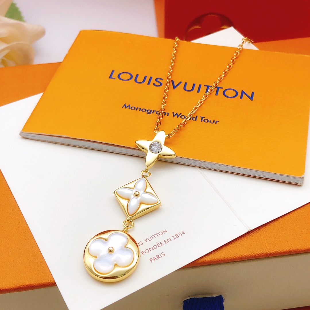 路易威登 Louis Vuitton 传世高定珠宝耳环项链戒指首饰 #3A5FE1D4 4