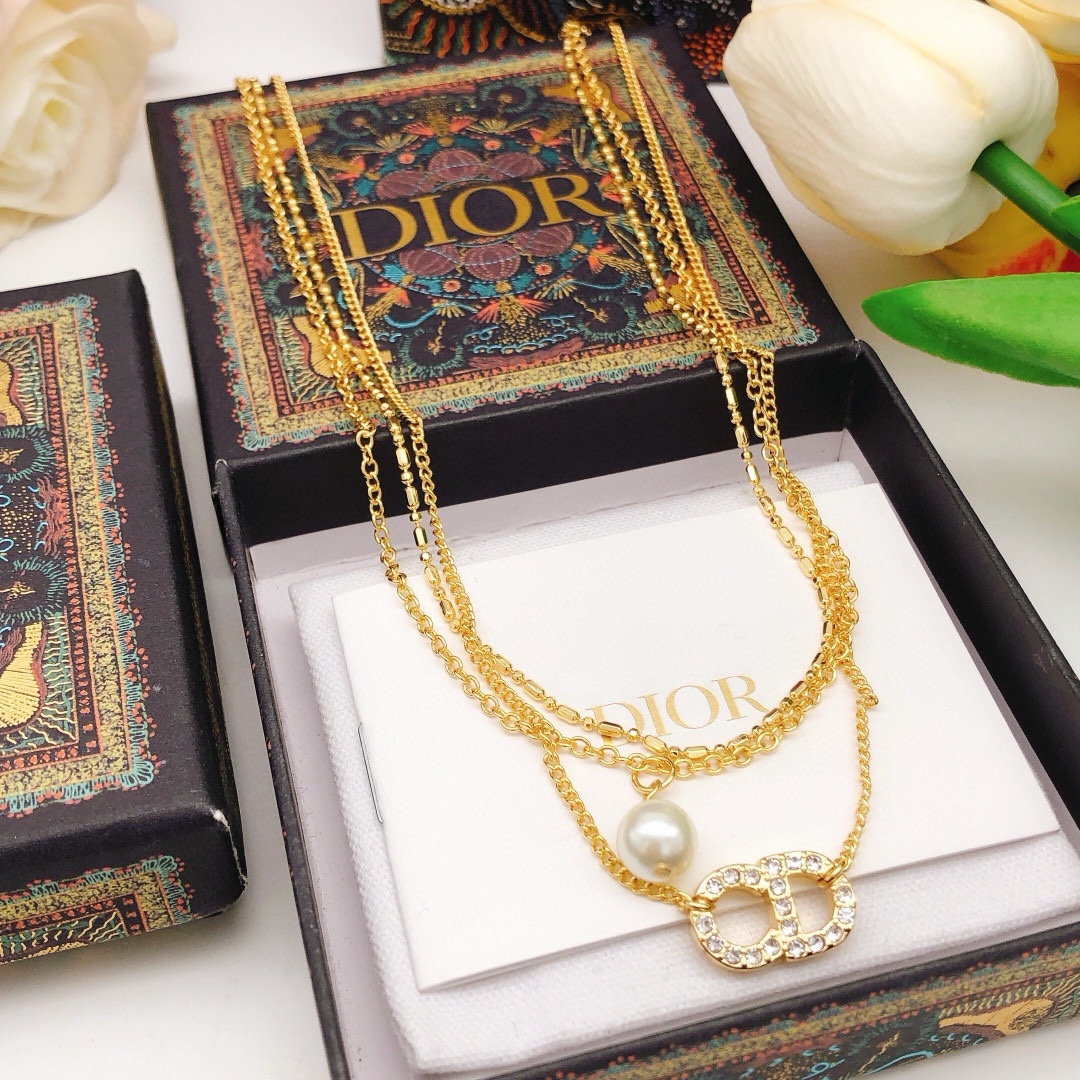 编号DXL0193项链
编号DSL0151手链
 【dio*最新款🆕🆕双层项链手链】一致专柜🆕黄铜材质