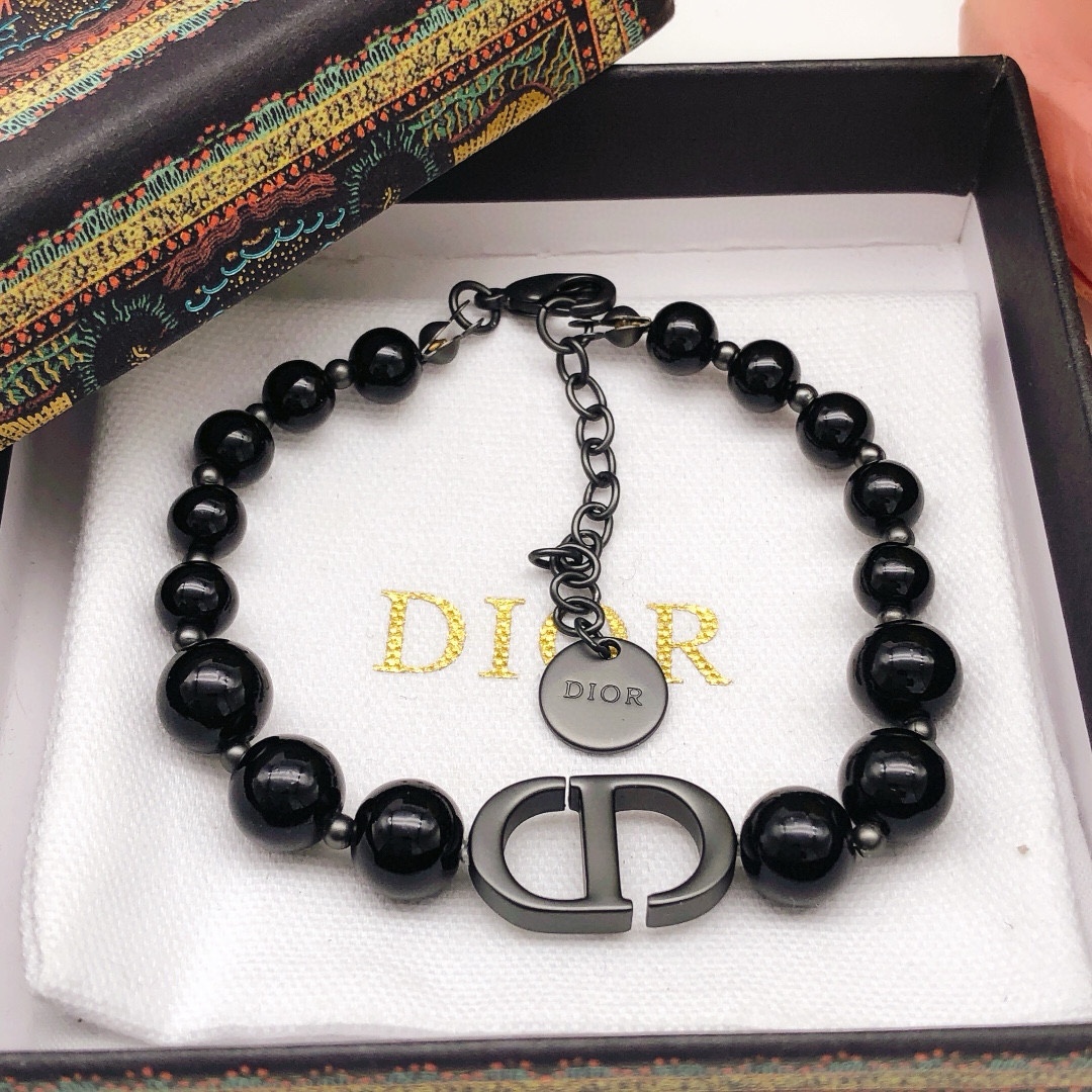 NO:105369,Number DSL0069 Dior black pearl bracelet, jewelry boutique, dior, bracelet19860909编号DSL0069 迪奥黑色珍珠手链,饰品精品,dior,bracelet,Jewelry