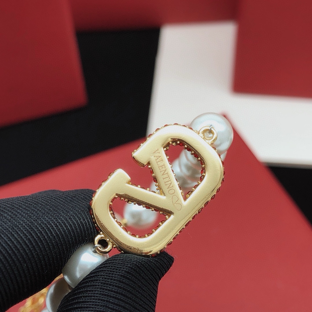 250, VSL 0019. ValenTi*o’s latest pearl bracelet red - 图片 5