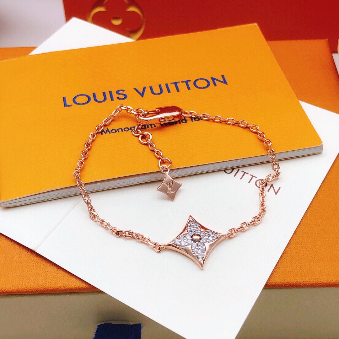 Louis Vuitton Sieraden Armbanden Goud Roos Roségoud Geel Messing