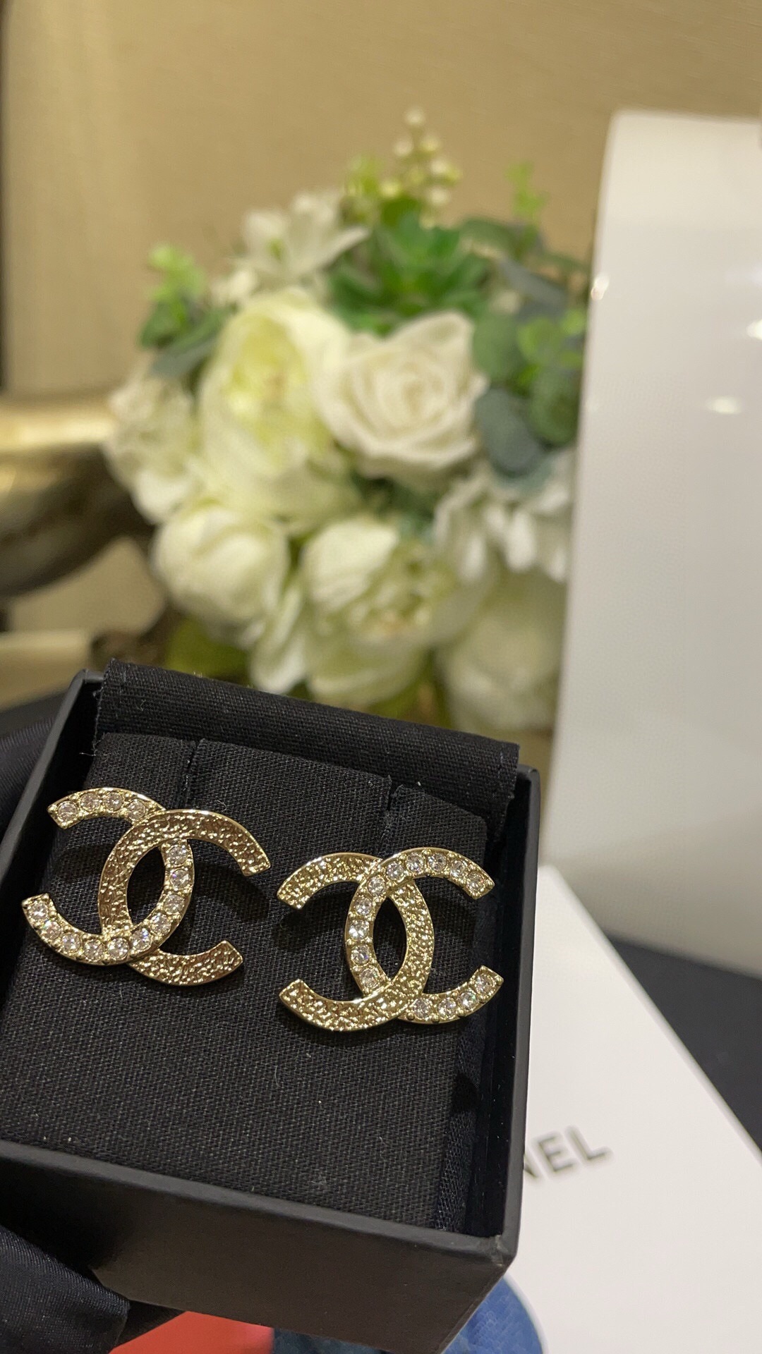 Серьги винтаж Double C XED0518