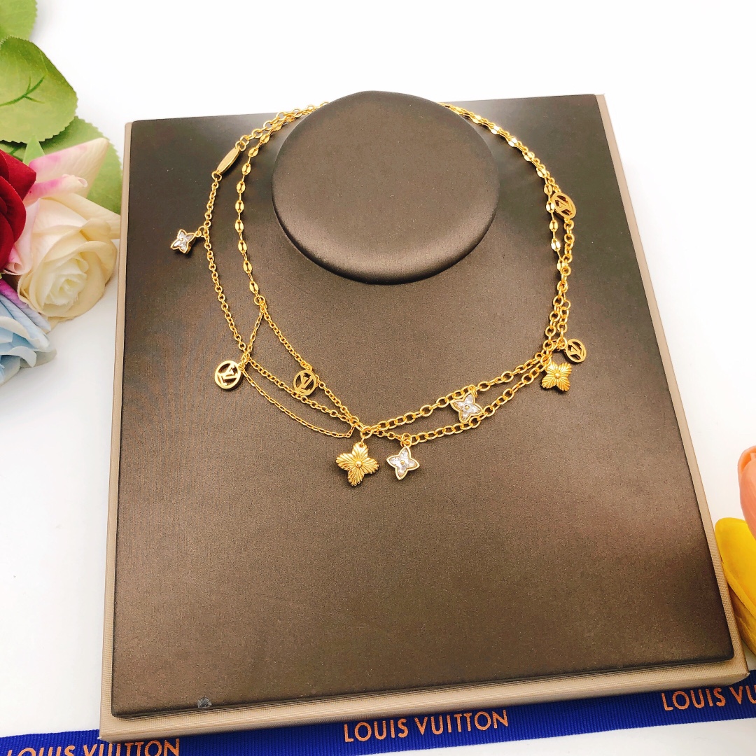 路易威登 Louis Vuitton 传世高定珠宝耳环项链戒指首饰 #65AFA85D 5
