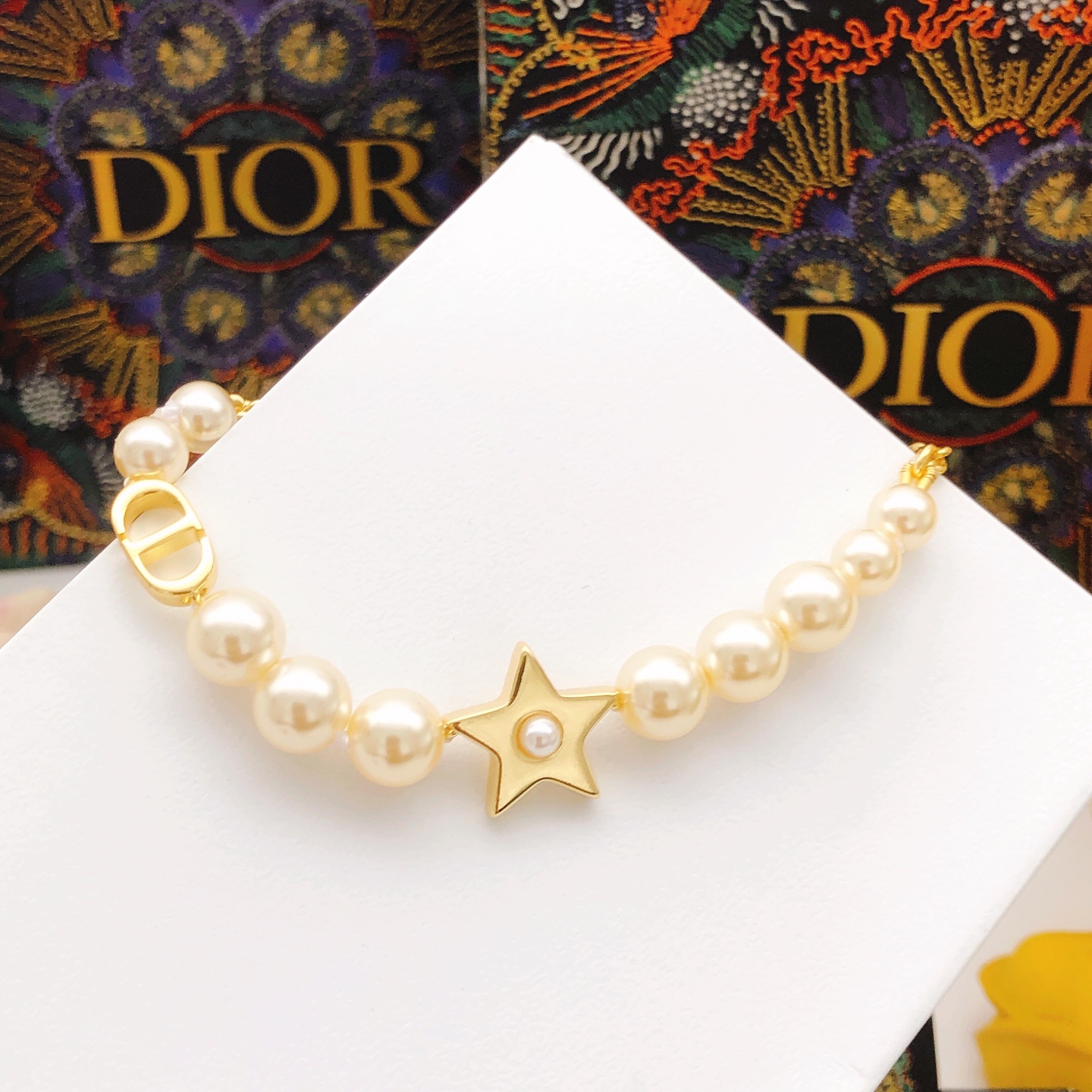 编号DSL0021
 【dio*最新款🆕🆕星星珍珠手链】一致专柜🆕黄铜材质