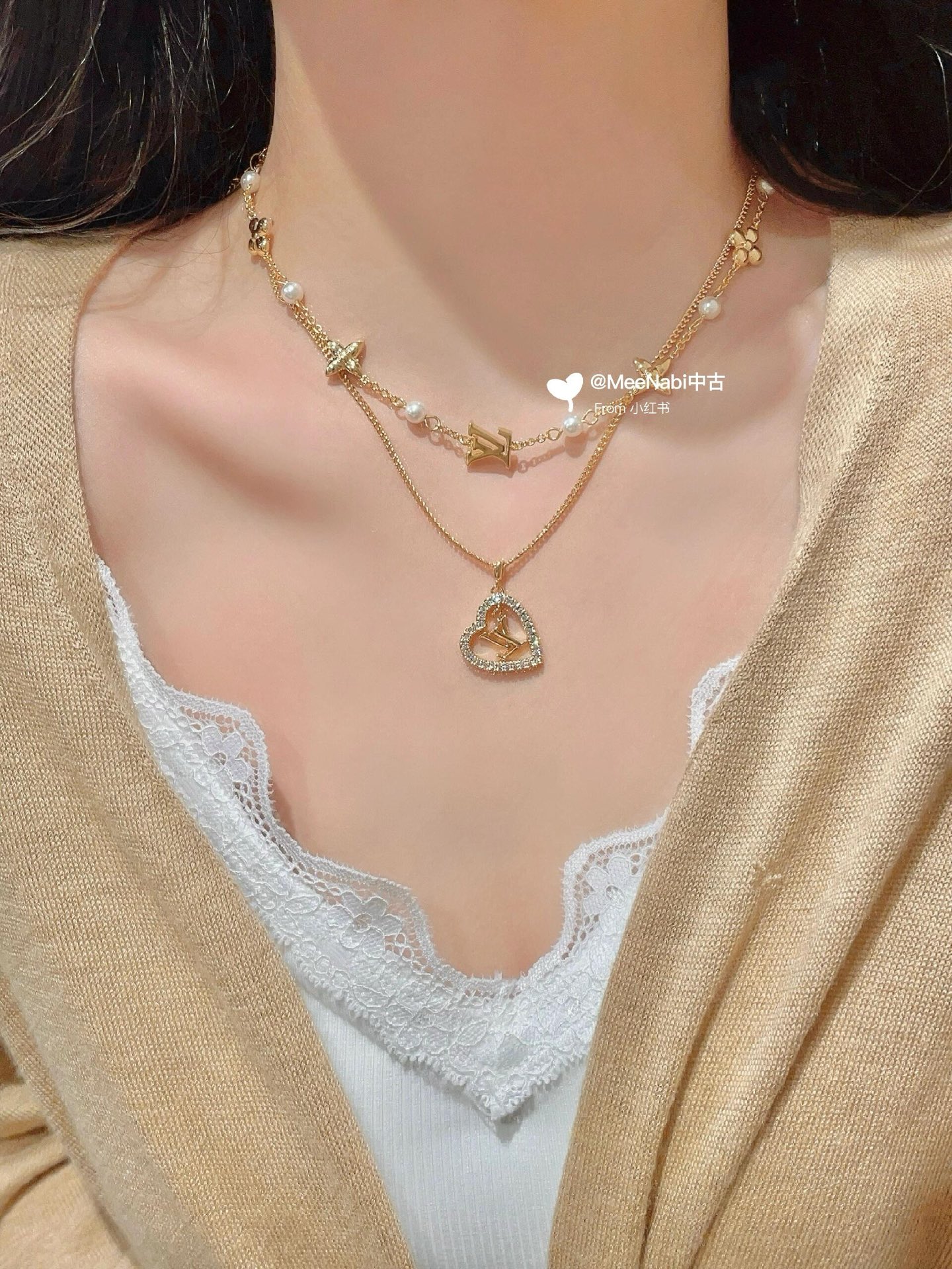 路易威登 Louis Vuitton 传世高定珠宝耳环项链戒指首饰 #E1508163 8