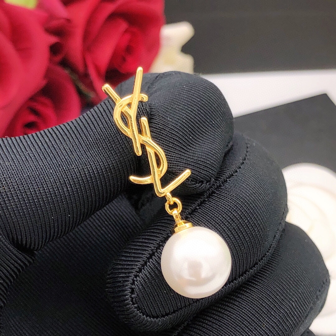 圣罗兰 Saint Laurent 传世高定珠宝耳环项链戒指首饰 #76C33A0E 2