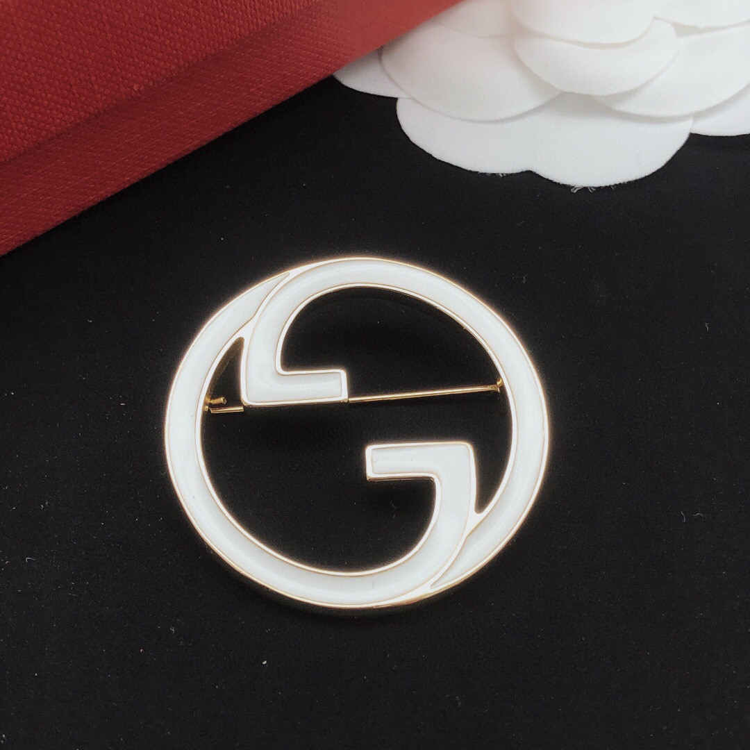 编号GXZ0028 金色【gucc*最新款🆕🆕圆形滴油白色】一致专柜🆕黄铜材质