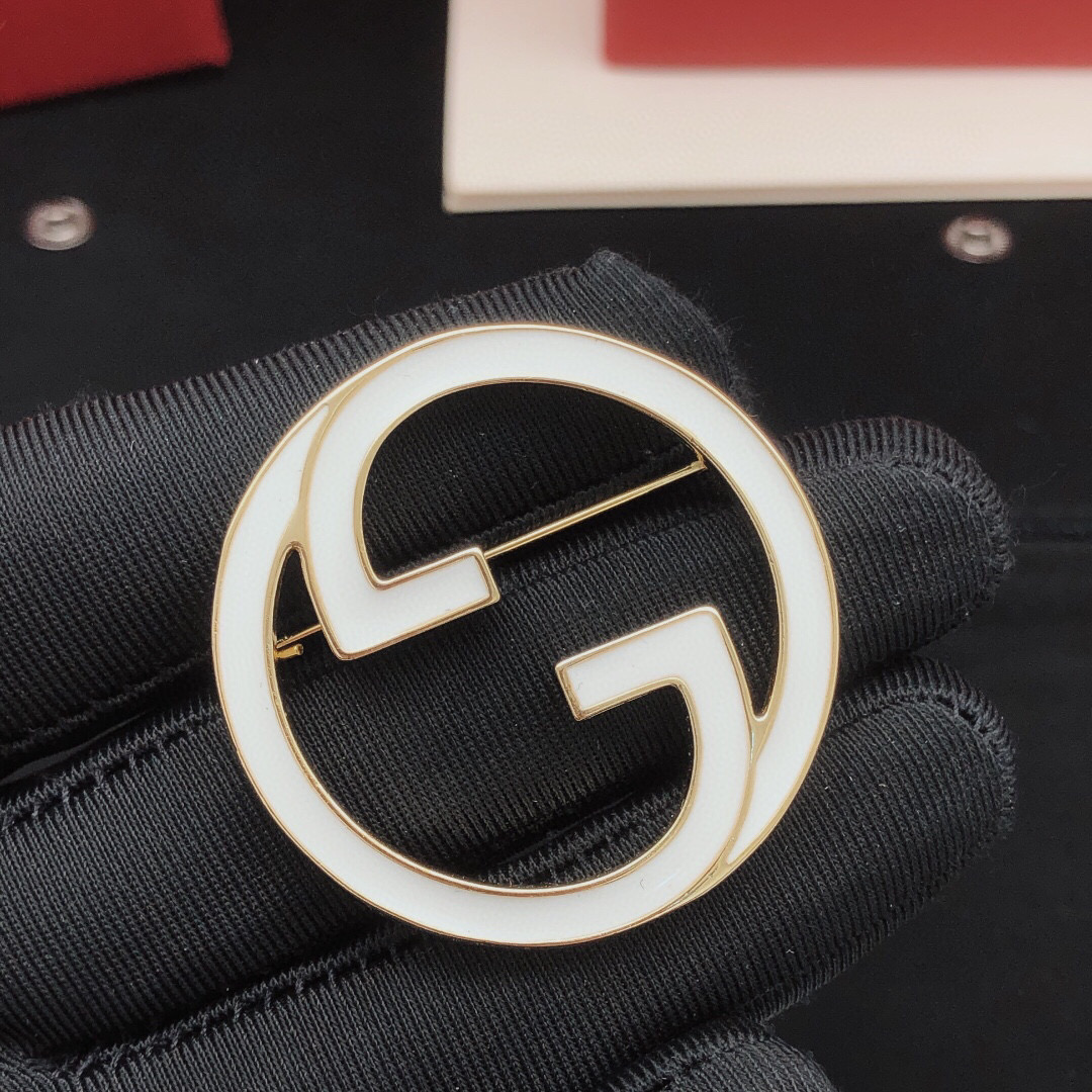 编号GXZ0028 金色【gucc*最新款🆕🆕圆形滴油白色】一致专柜🆕黄铜材质