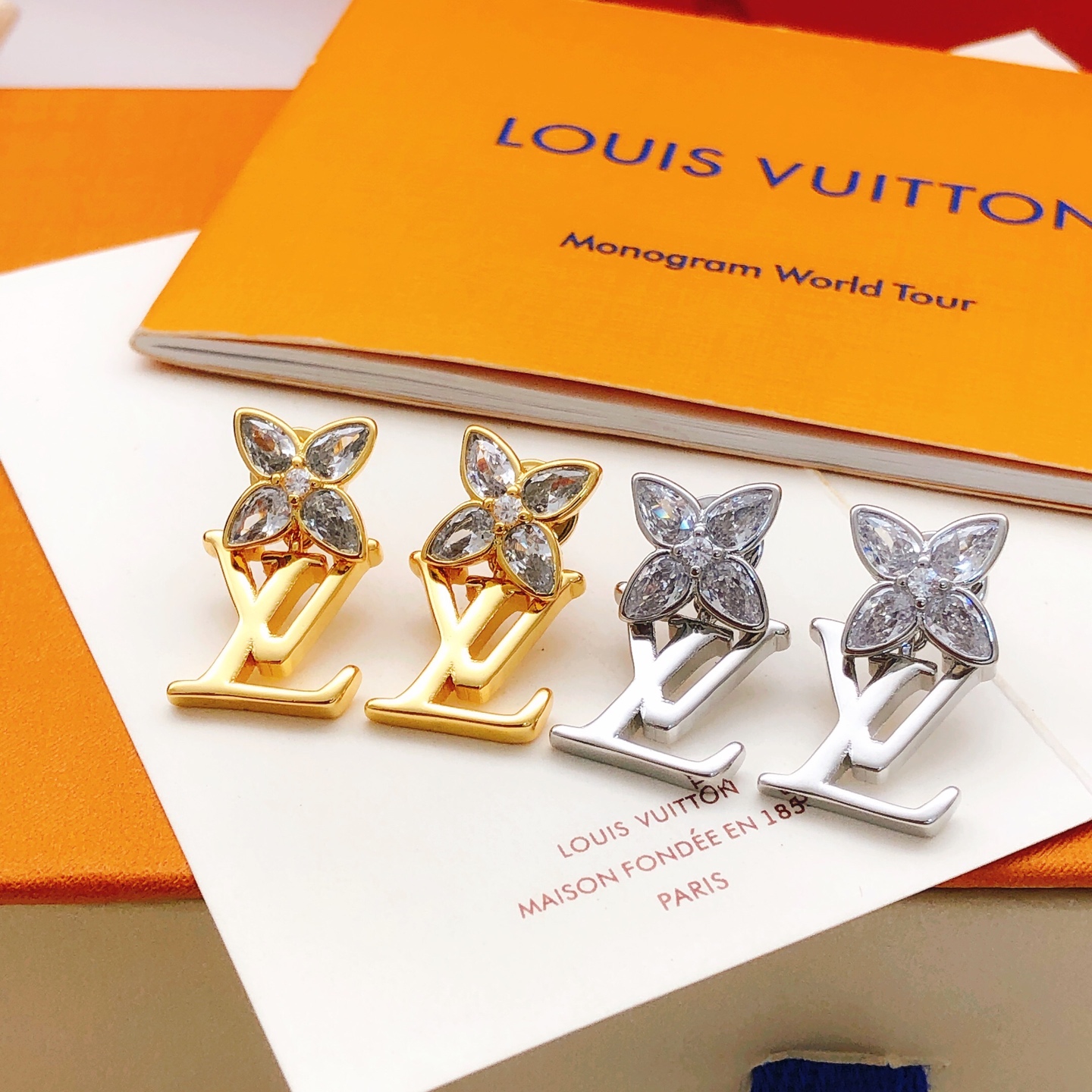 路易威登 Louis Vuitton 传世高定珠宝耳环项链戒指首饰 #4DB09E0D 3