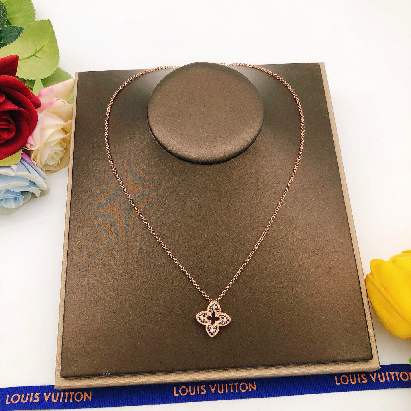 路易威登 Louis Vuitton 传世高定珠宝耳环项链戒指首饰 #9A7641B1 7