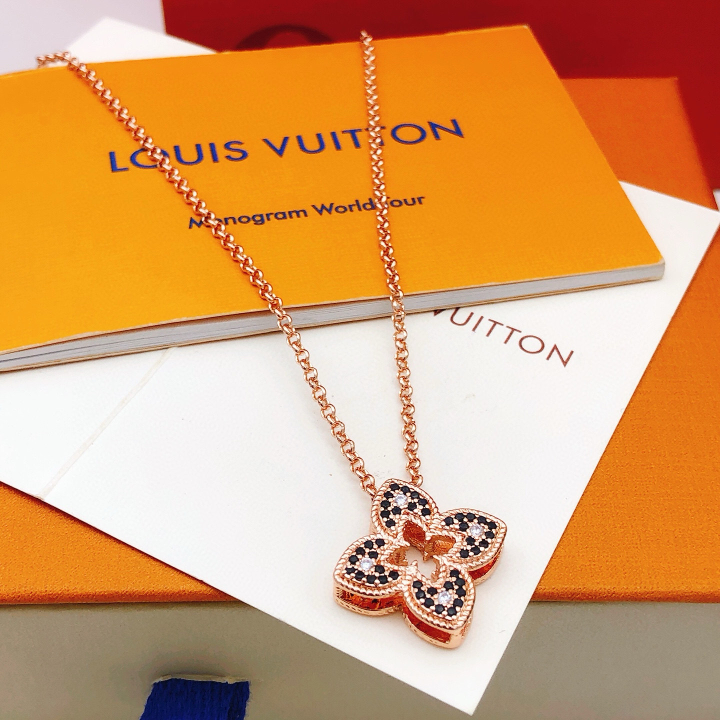 路易威登 Louis Vuitton 传世高定珠宝耳环项链戒指首饰 #9A7641B1 2